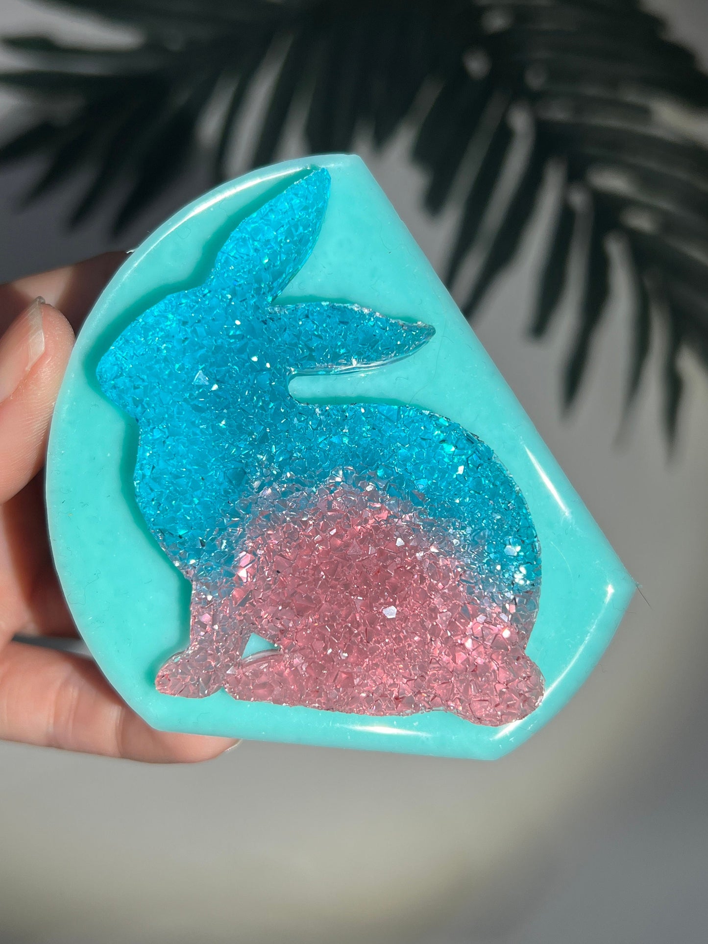 Crystal Rabbit silicone mold / Resin mold
