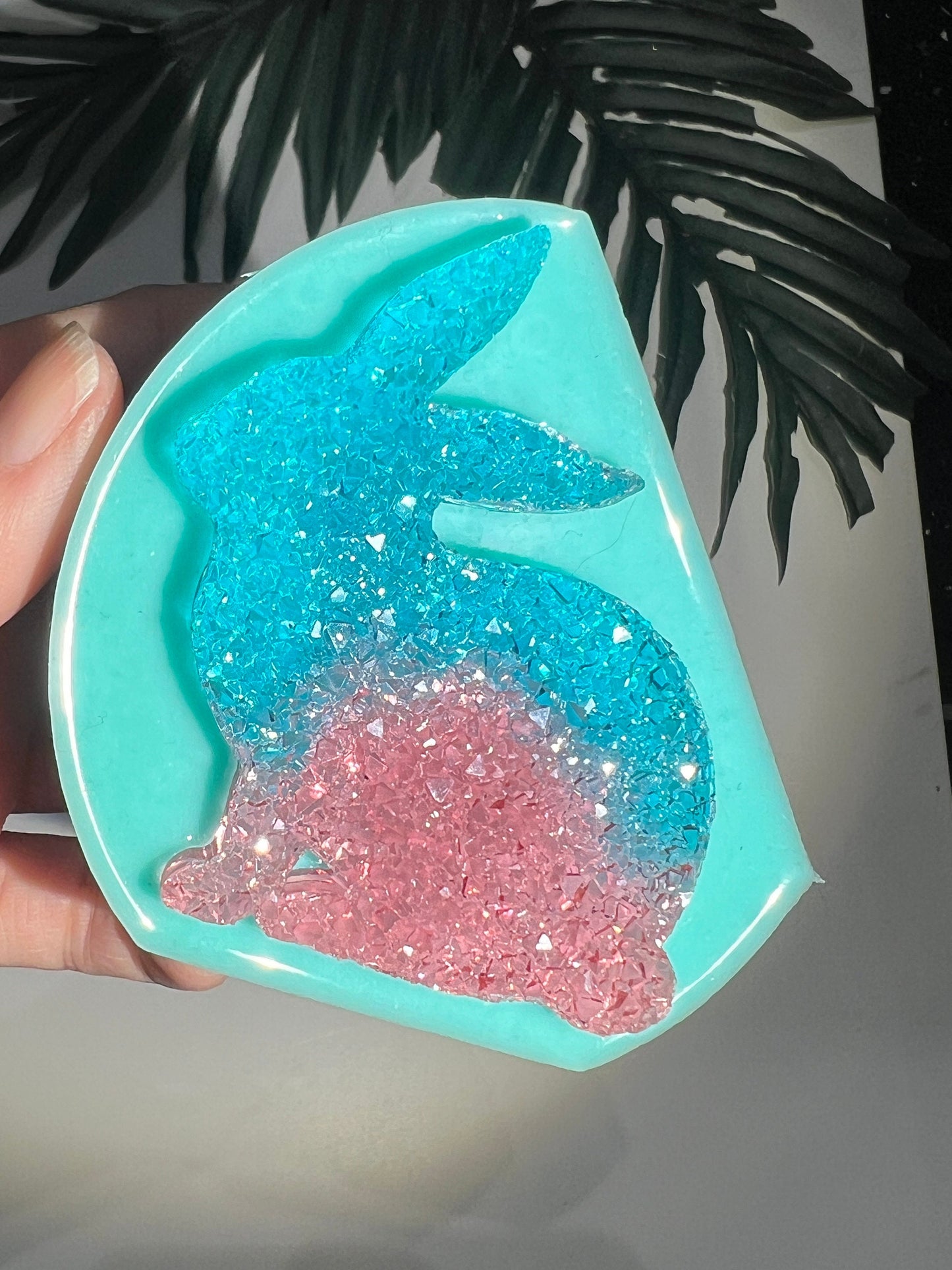 Crystal Rabbit silicone mold / Resin mold