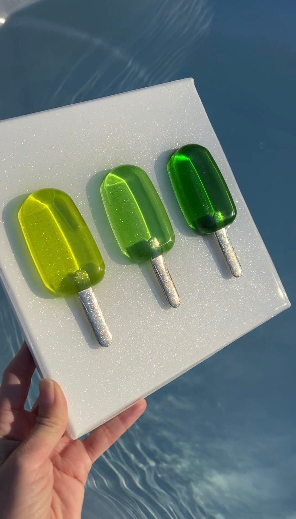 Popsicle art painting