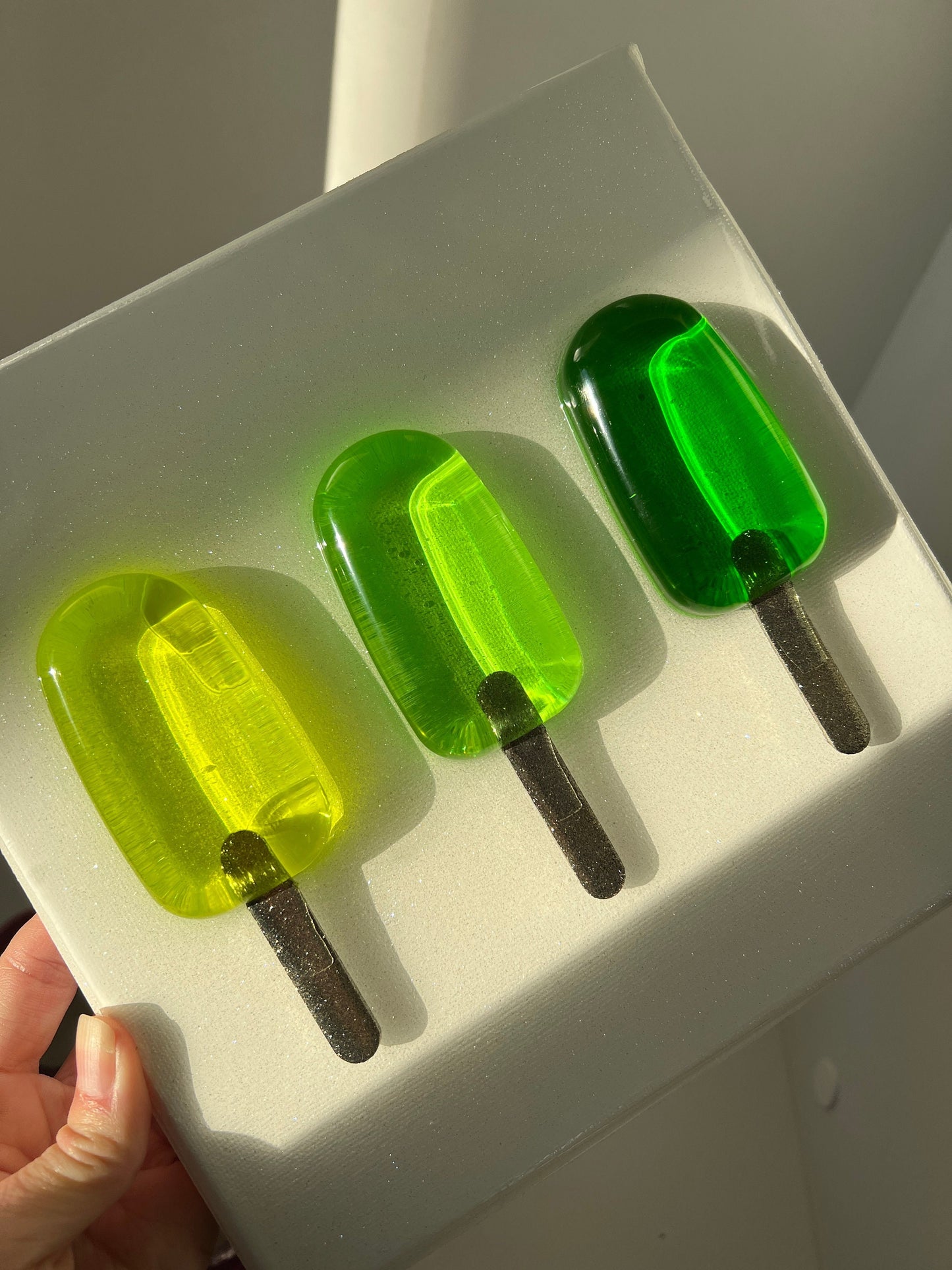 Popsicle art painting