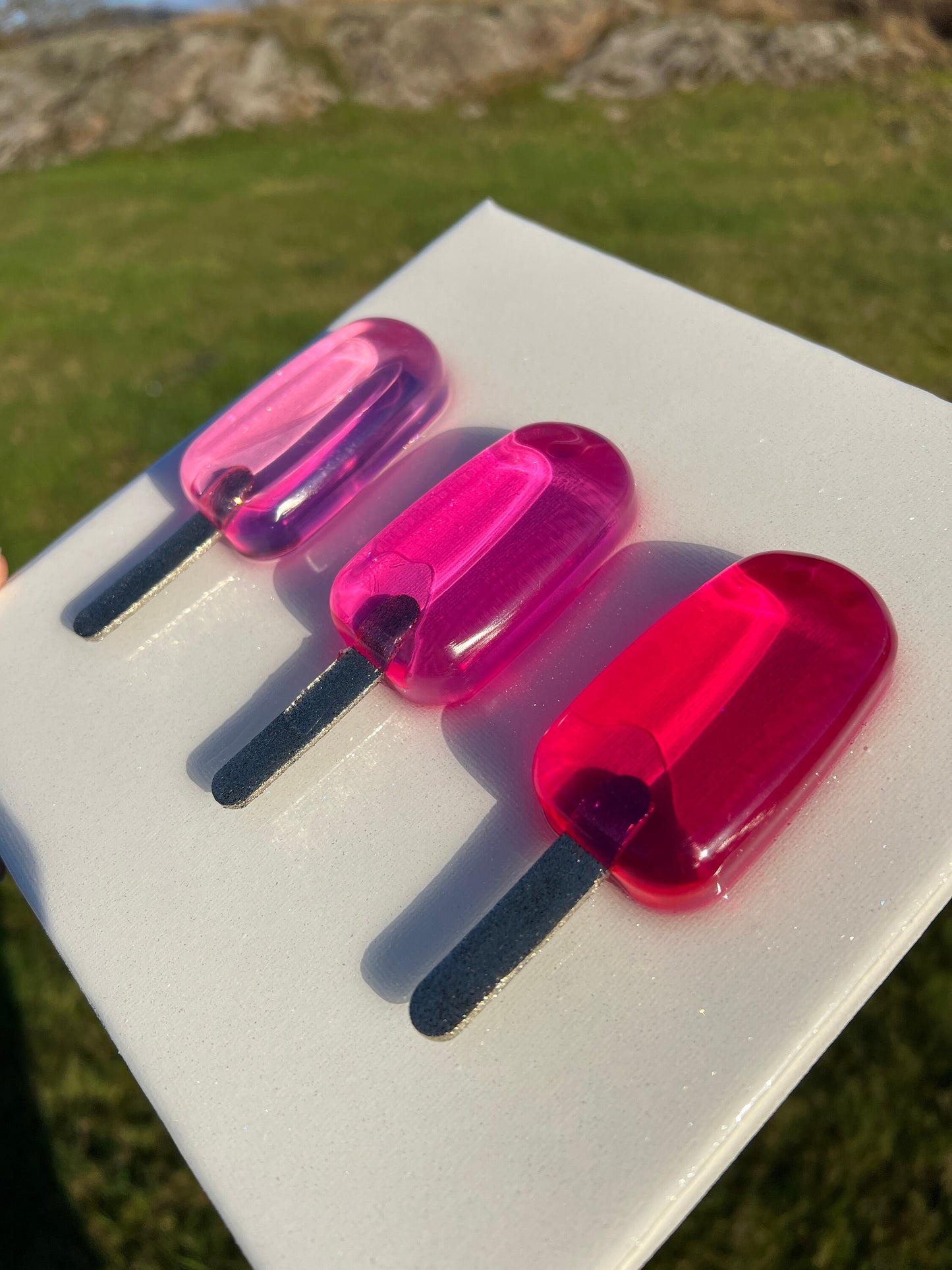Popsicle art painting