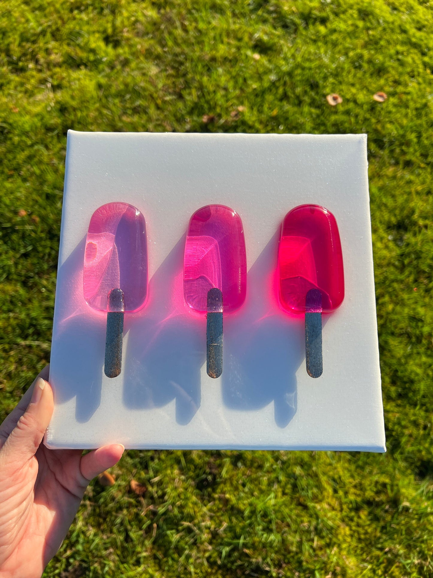 Popsicle art painting