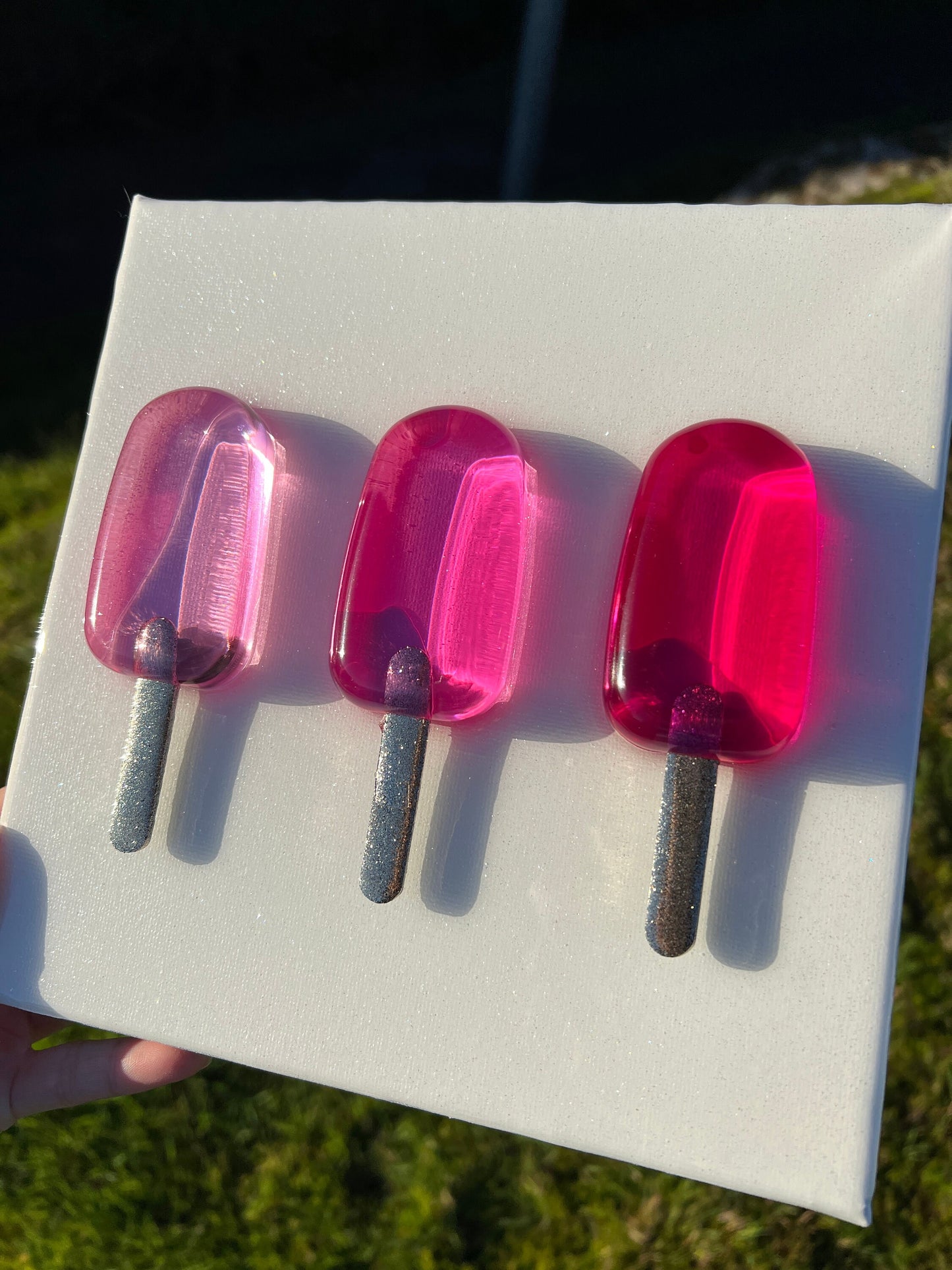 Popsicle art painting