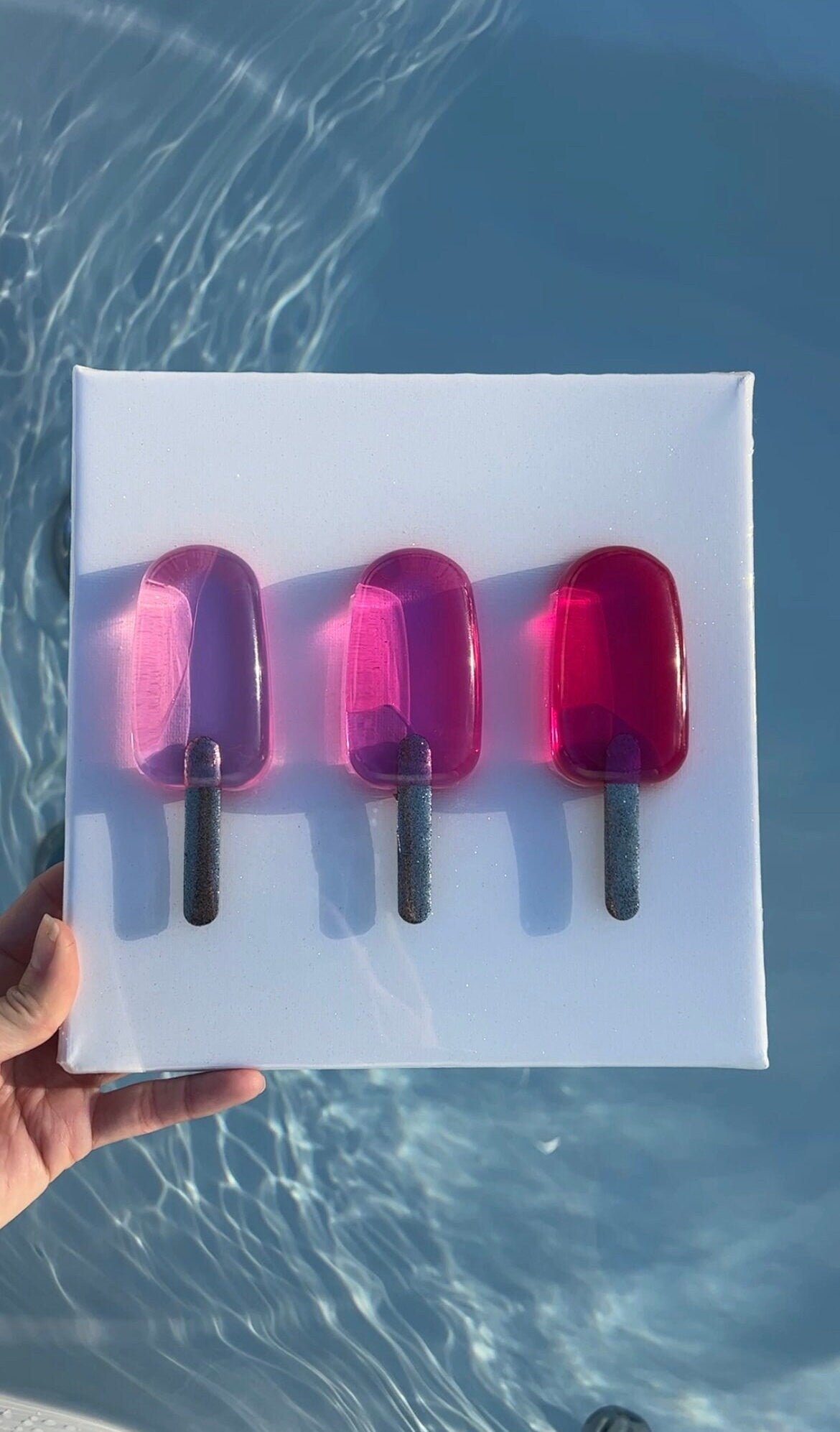 Popsicle art painting