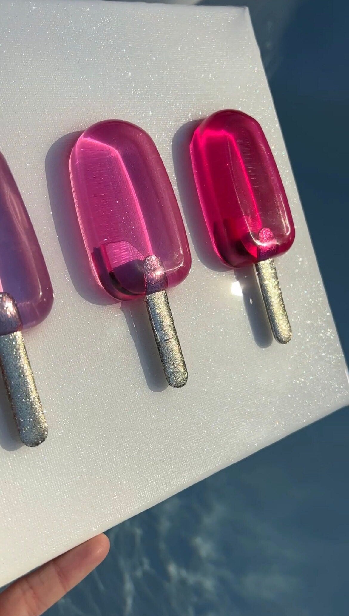 Popsicle art painting