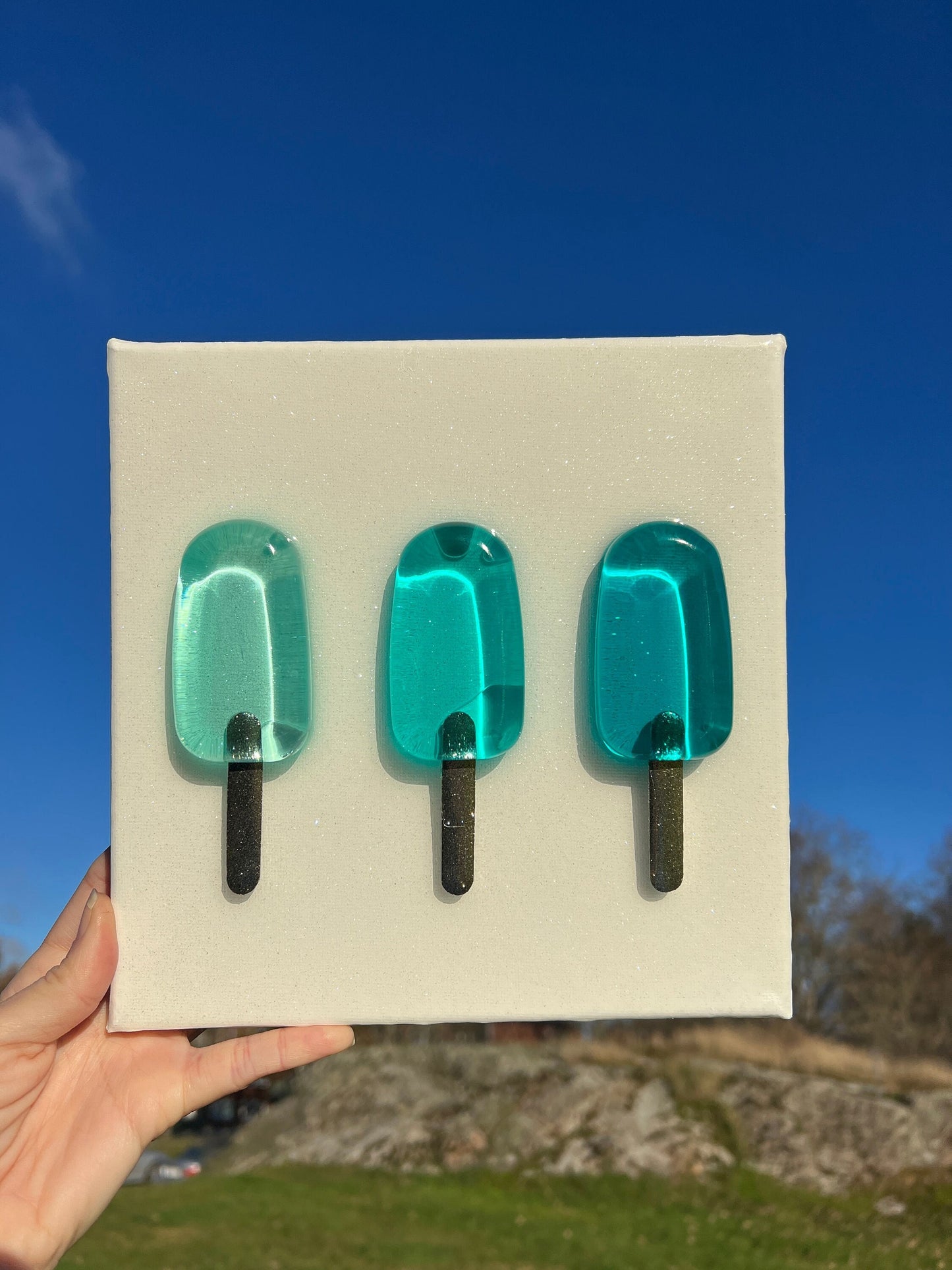 Glass tavla