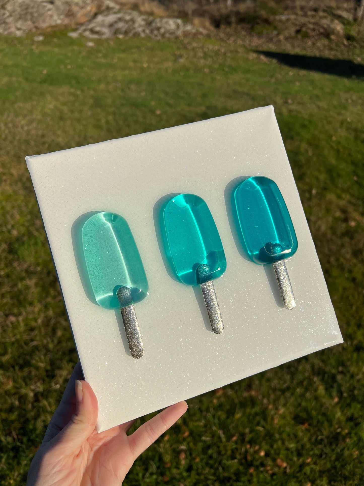 Glass tavla