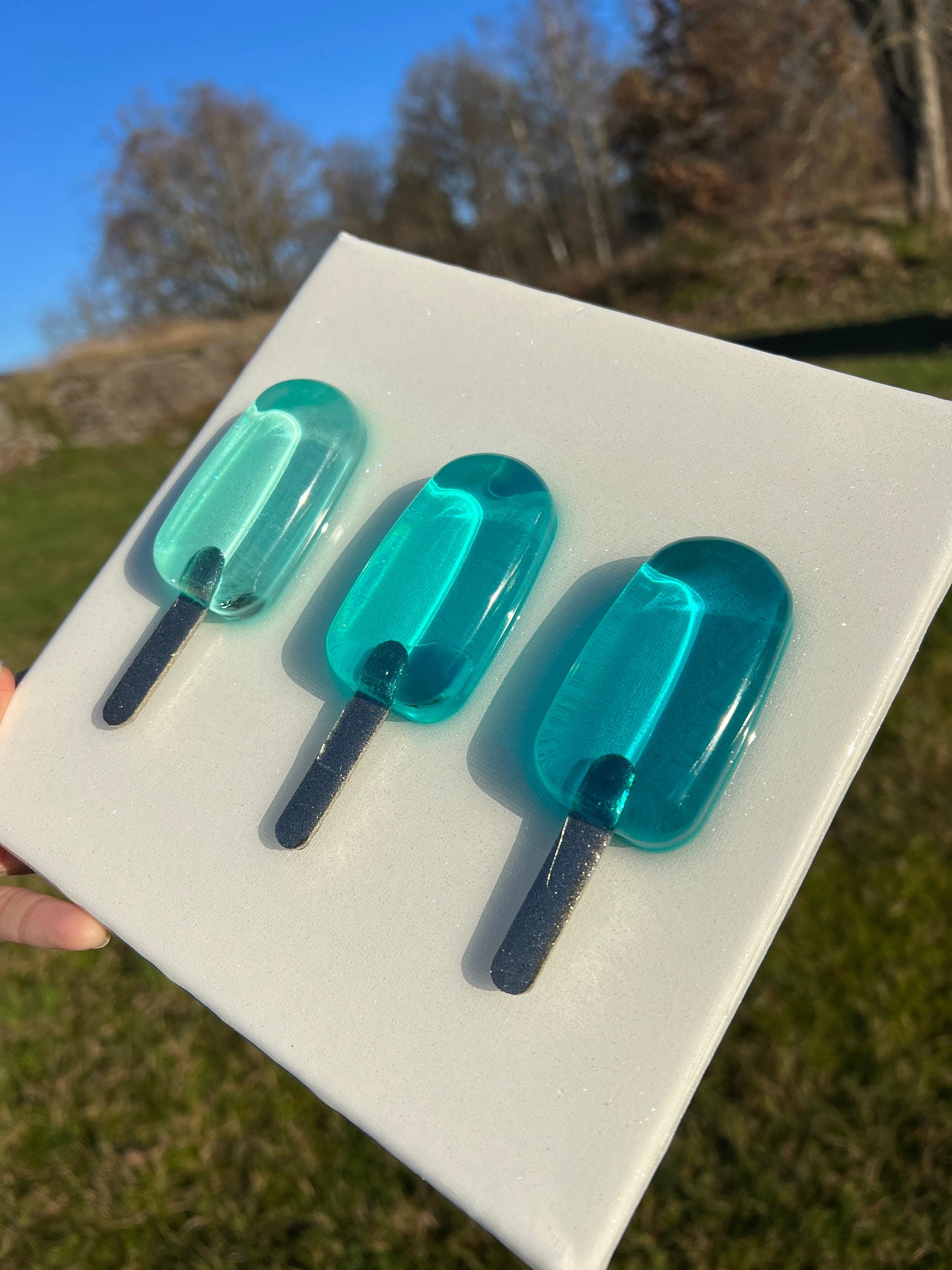 Glass tavla