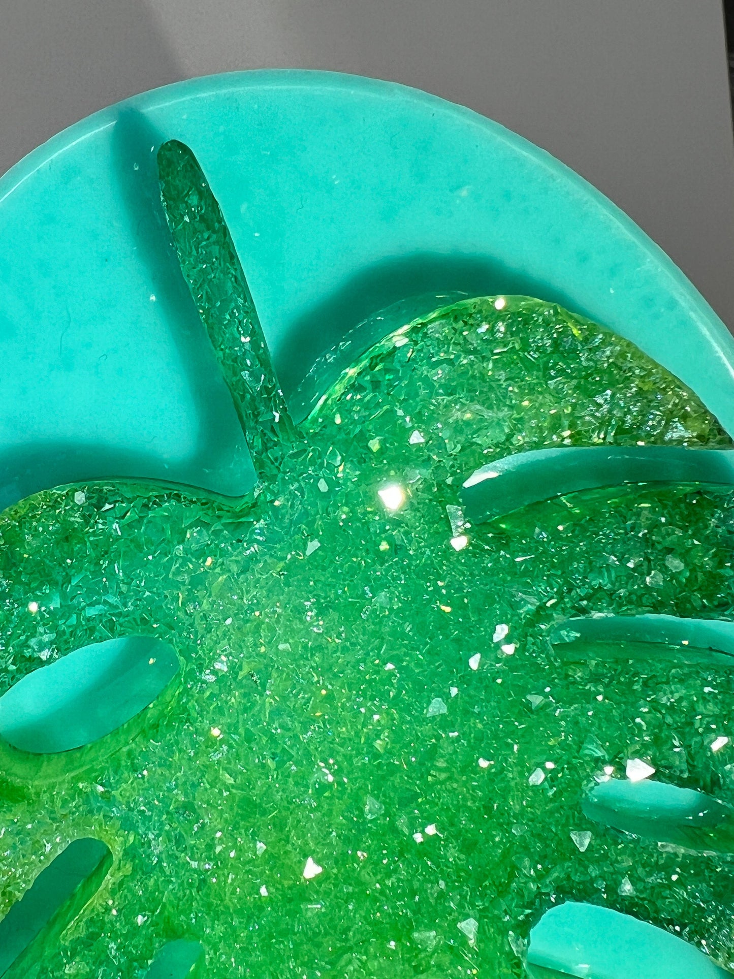New Crystal monstera mold- silicone mold / Resin mold