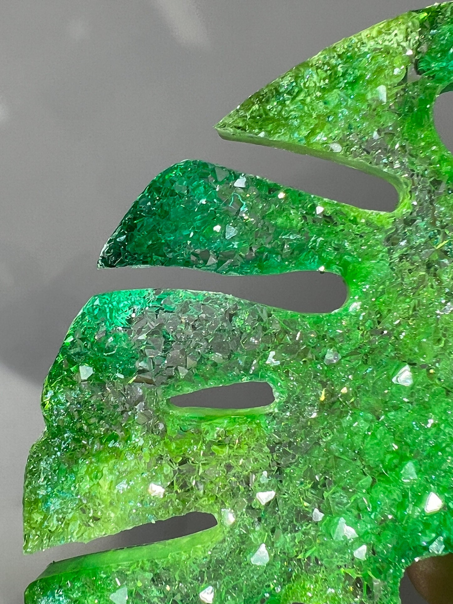 New Crystal monstera mold- silicone mold / Resin mold