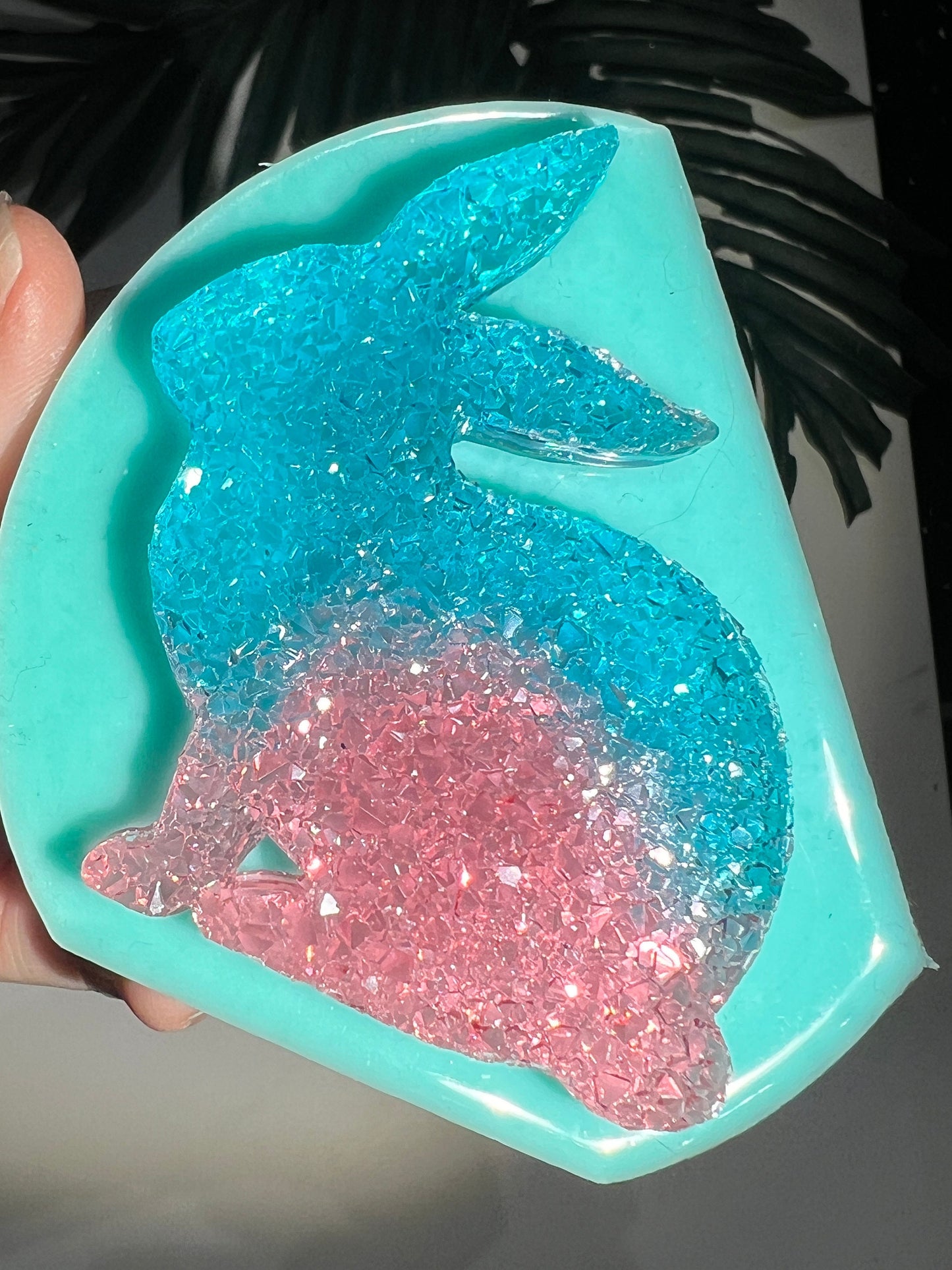 Crystal Rabbit silicone mold / Resin mold