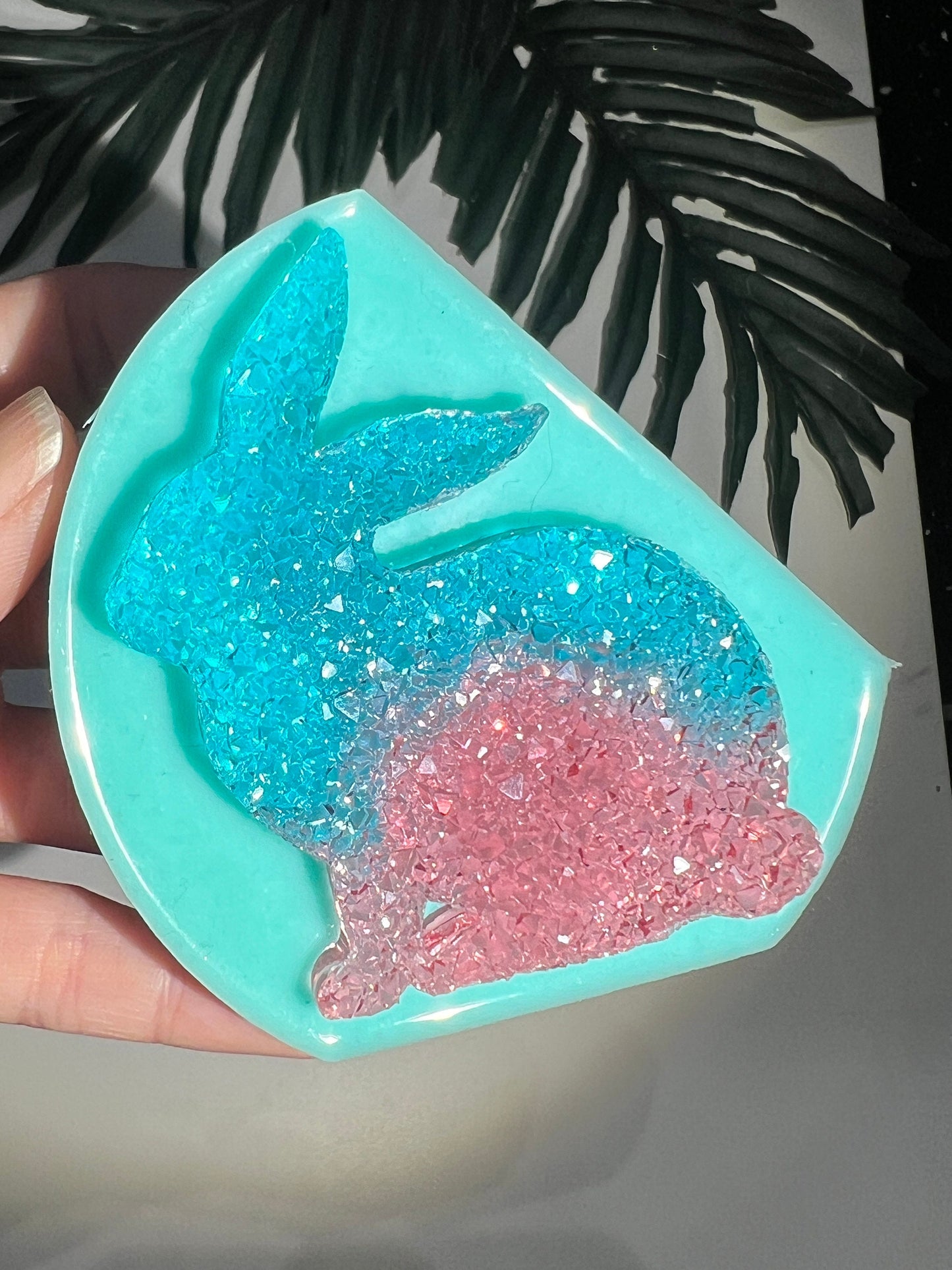 Crystal Rabbit silicone mold / Resin mold