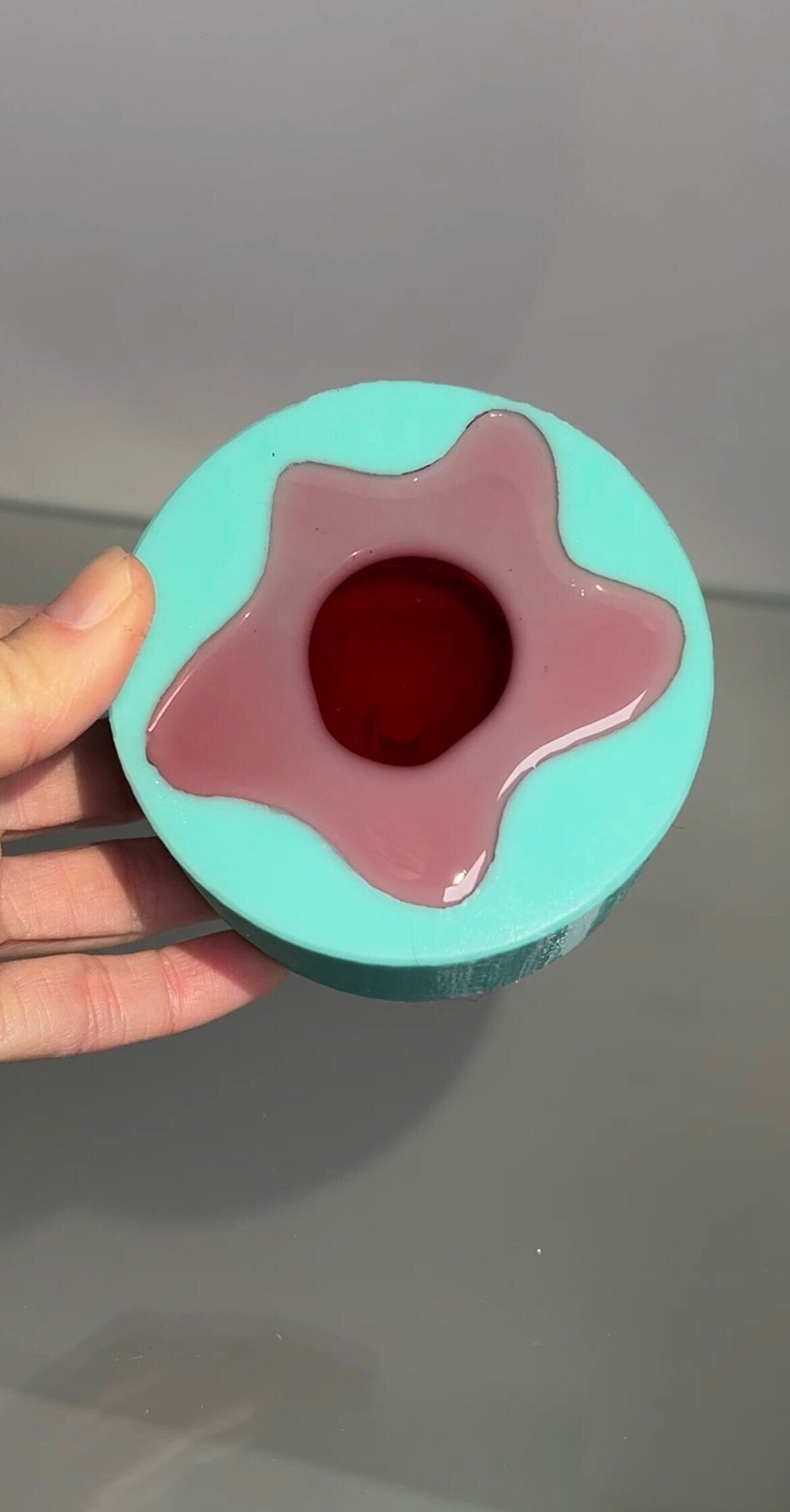 melted lollipop silicone mold / Resin mold