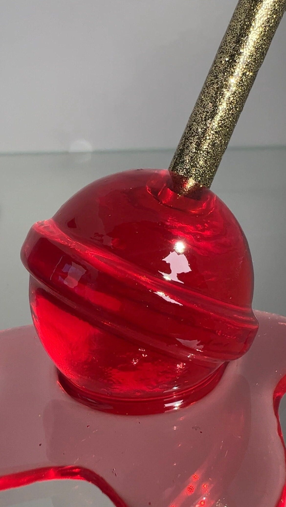 melted lollipop silicone mold / Resin mold