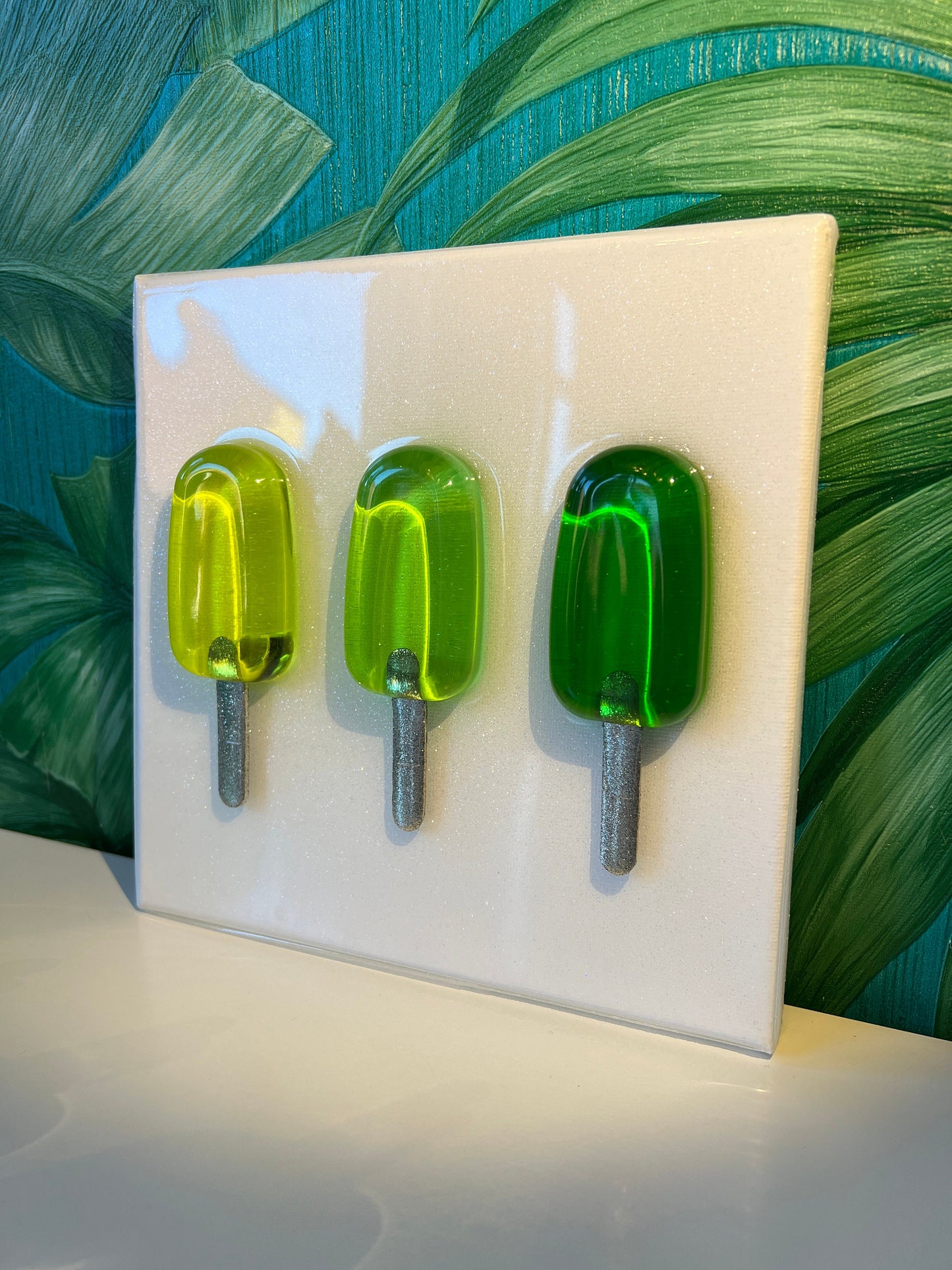 Popsicle art painting