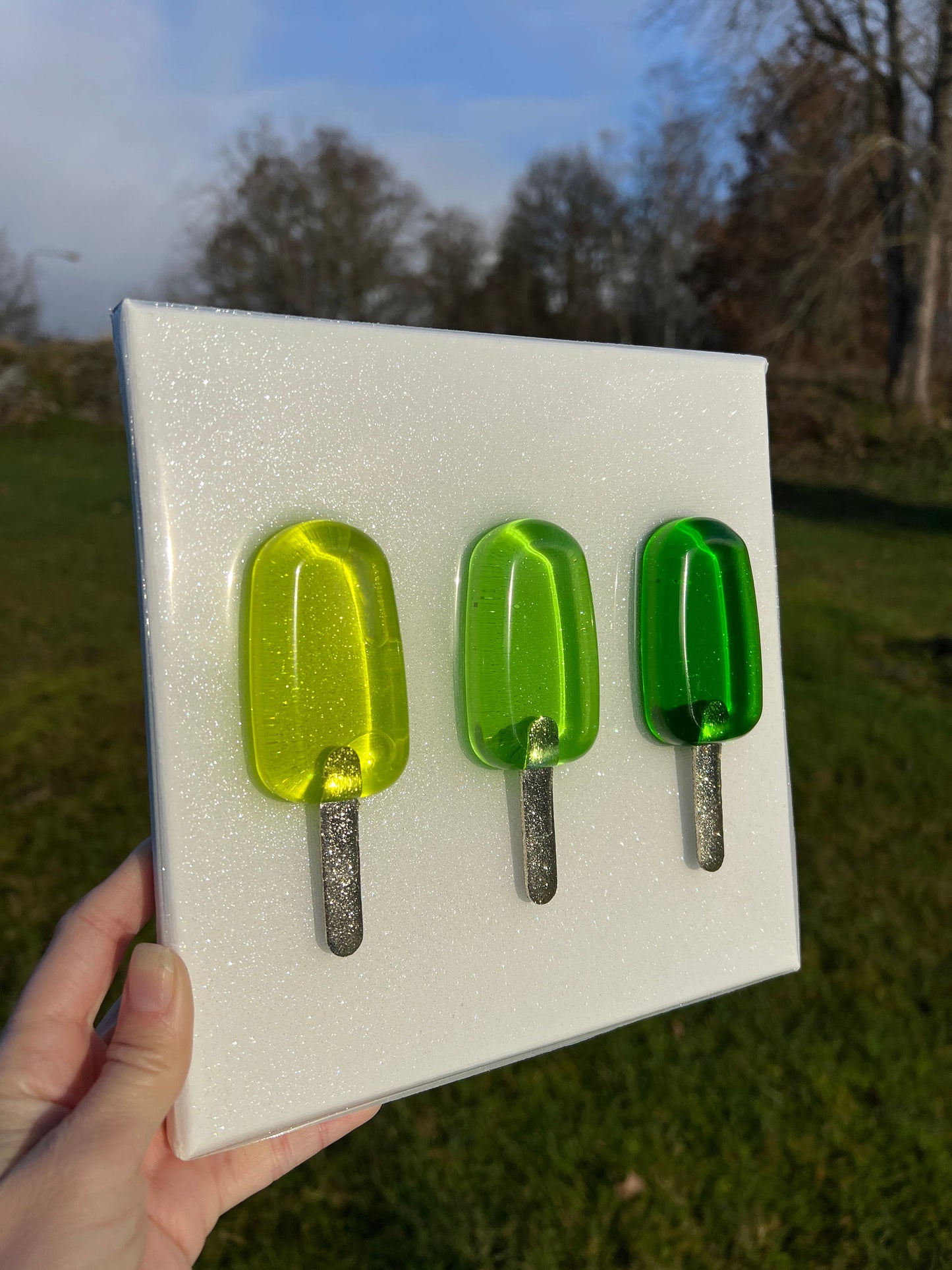 Popsicle art painting
