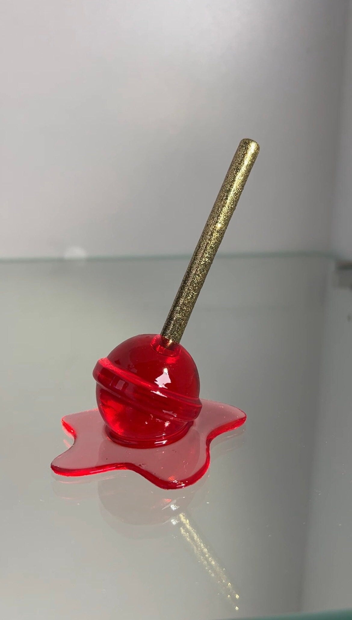 melted lollipop silicone mold / Resin mold