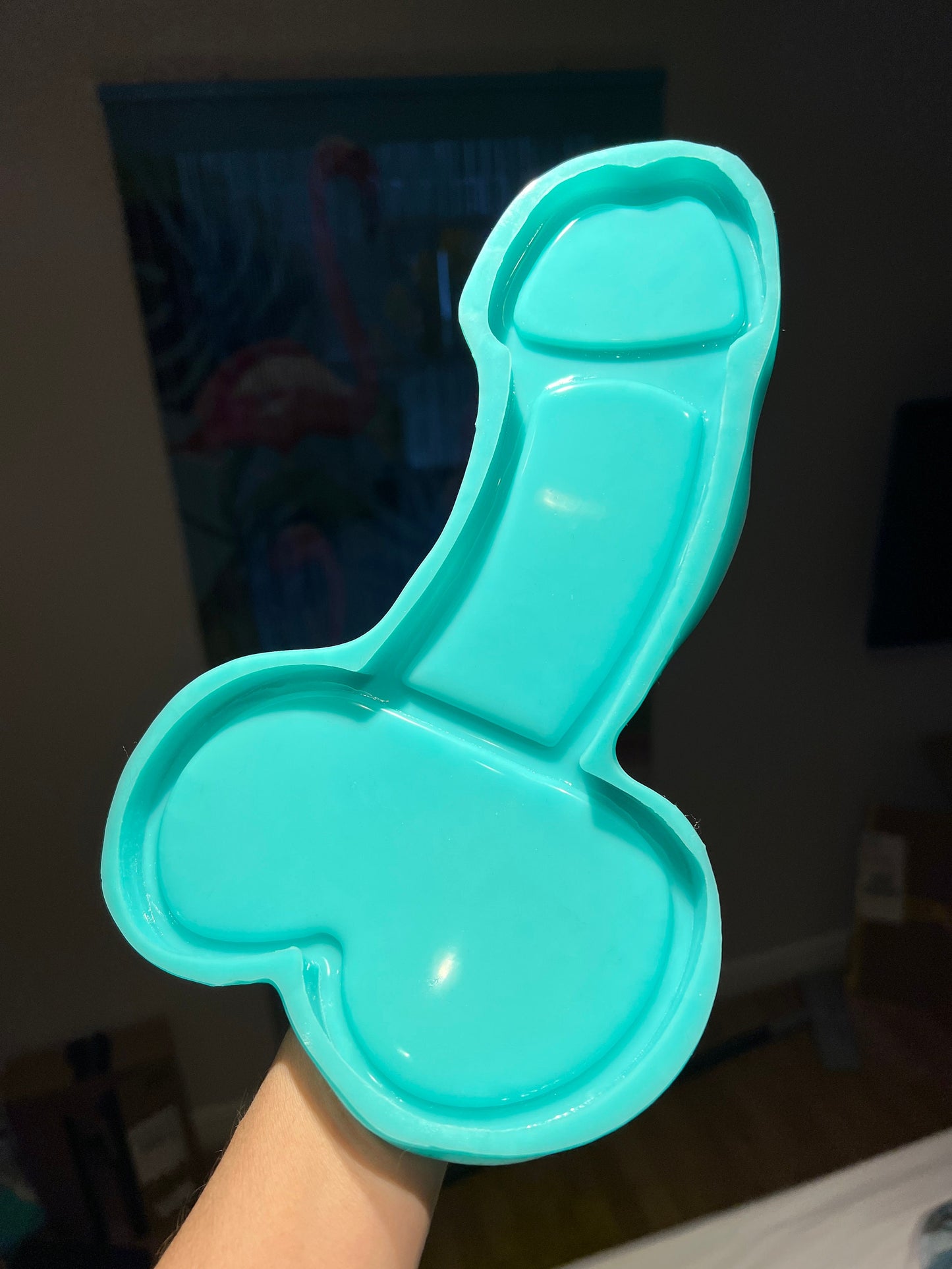 Penis tray mold- silicone mold / Resin Penis mold