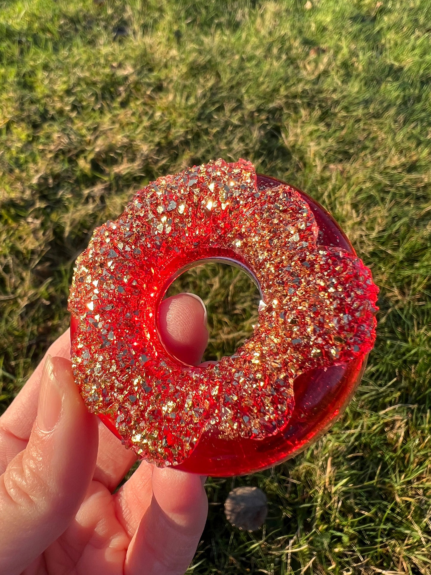 Crystal donut silicone mold / Resin mold
