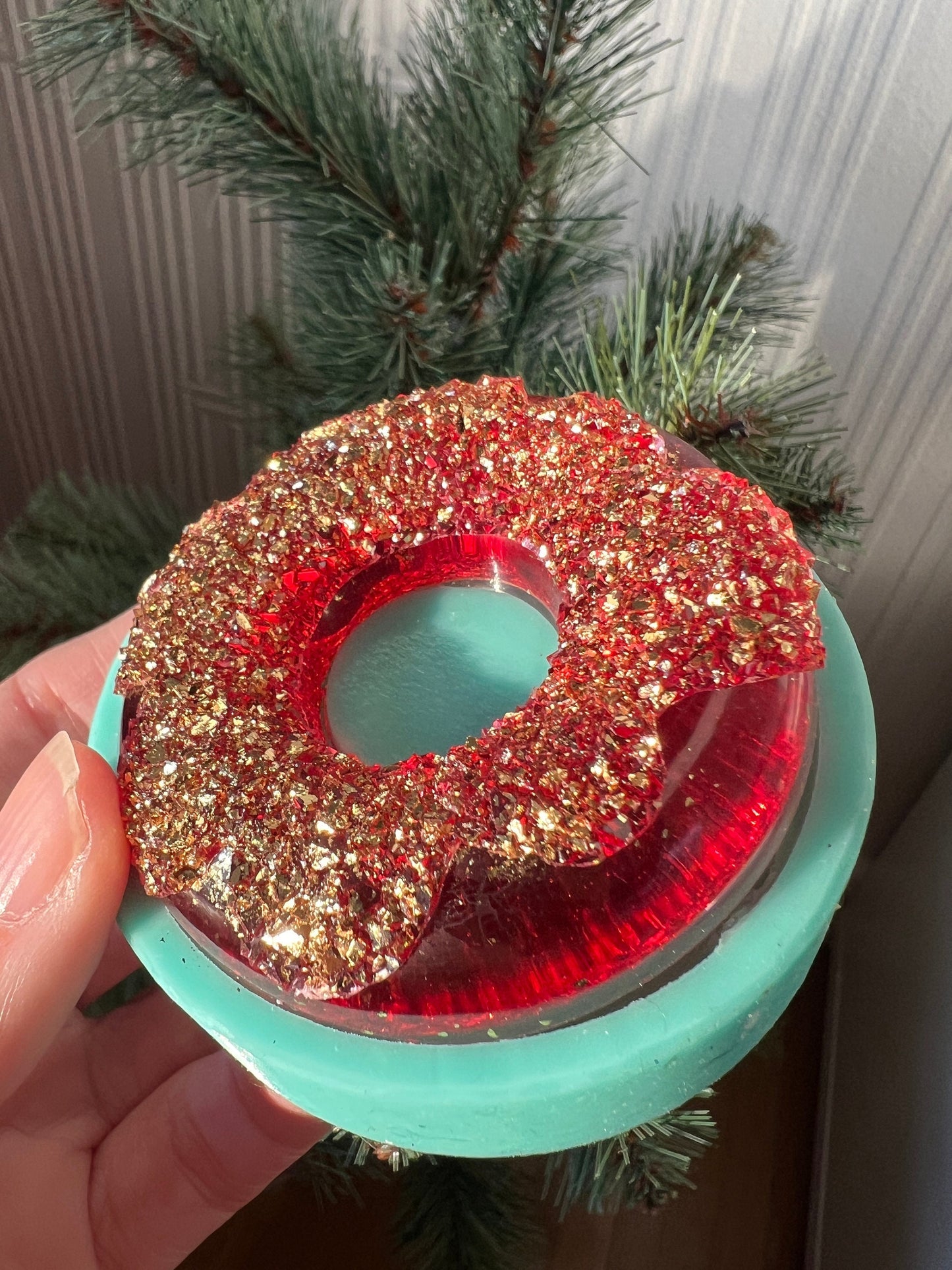 Crystal donut silicone mold / Resin mold
