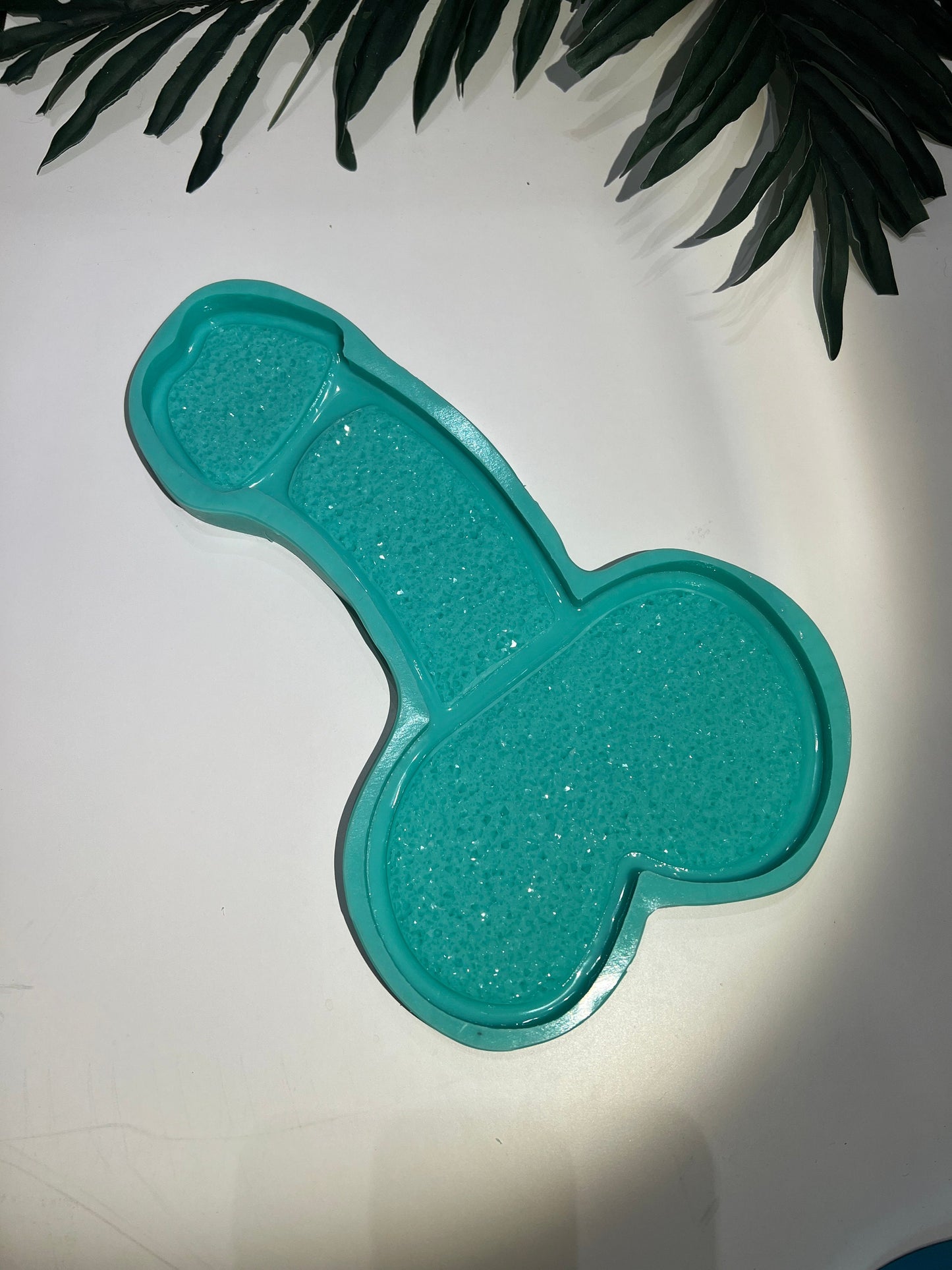 Crystal Penis tray mold- silicone mold / Resin Penis mold