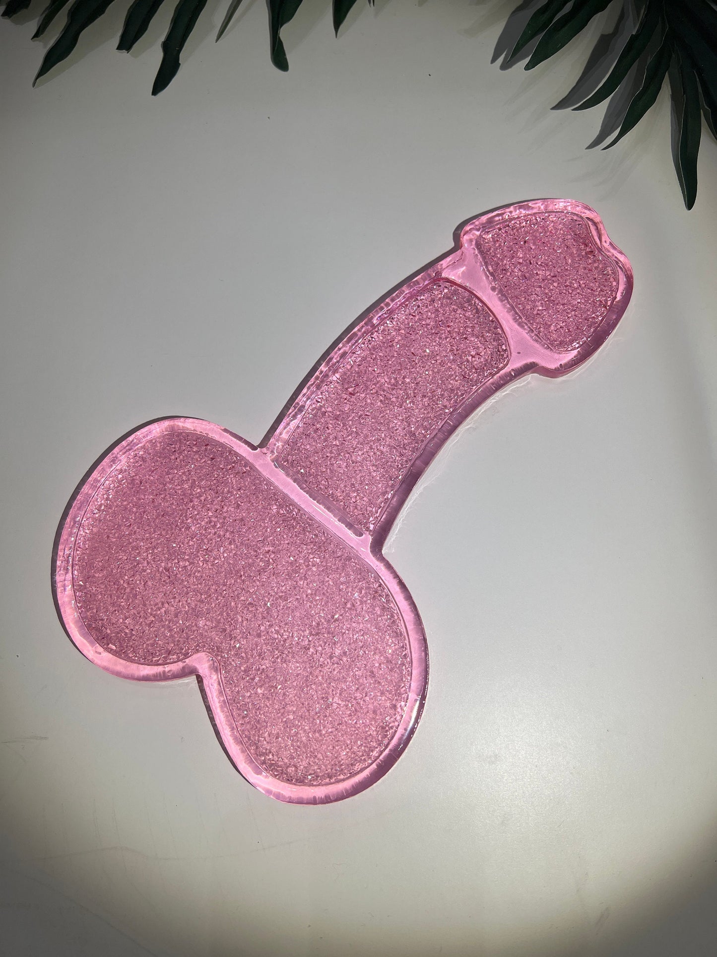 Crystal Penis tray mold- silicone mold / Resin Penis mold