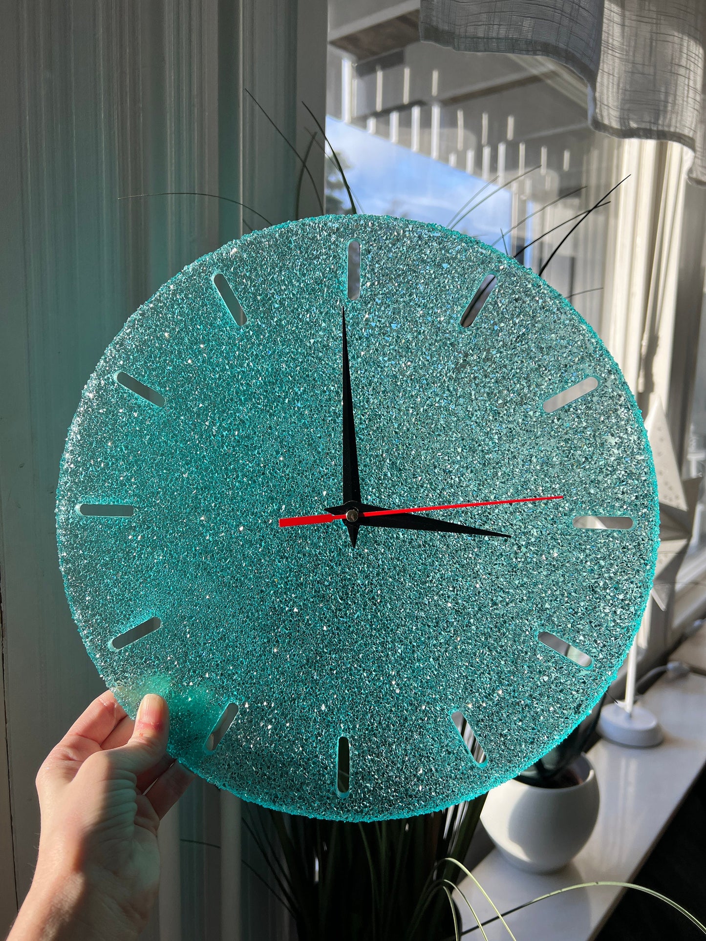 Crystal clock mold- silicone mold / Resin mold