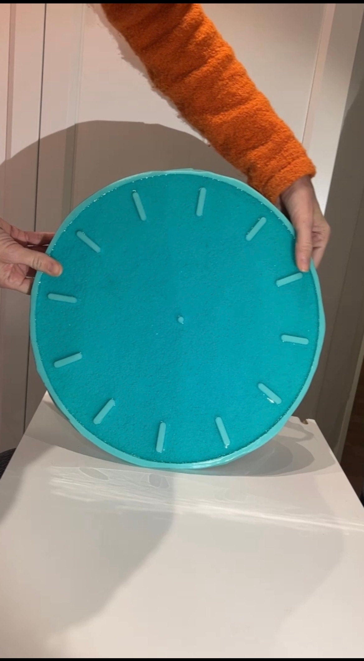 Crystal clock mold- silicone mold / Resin mold