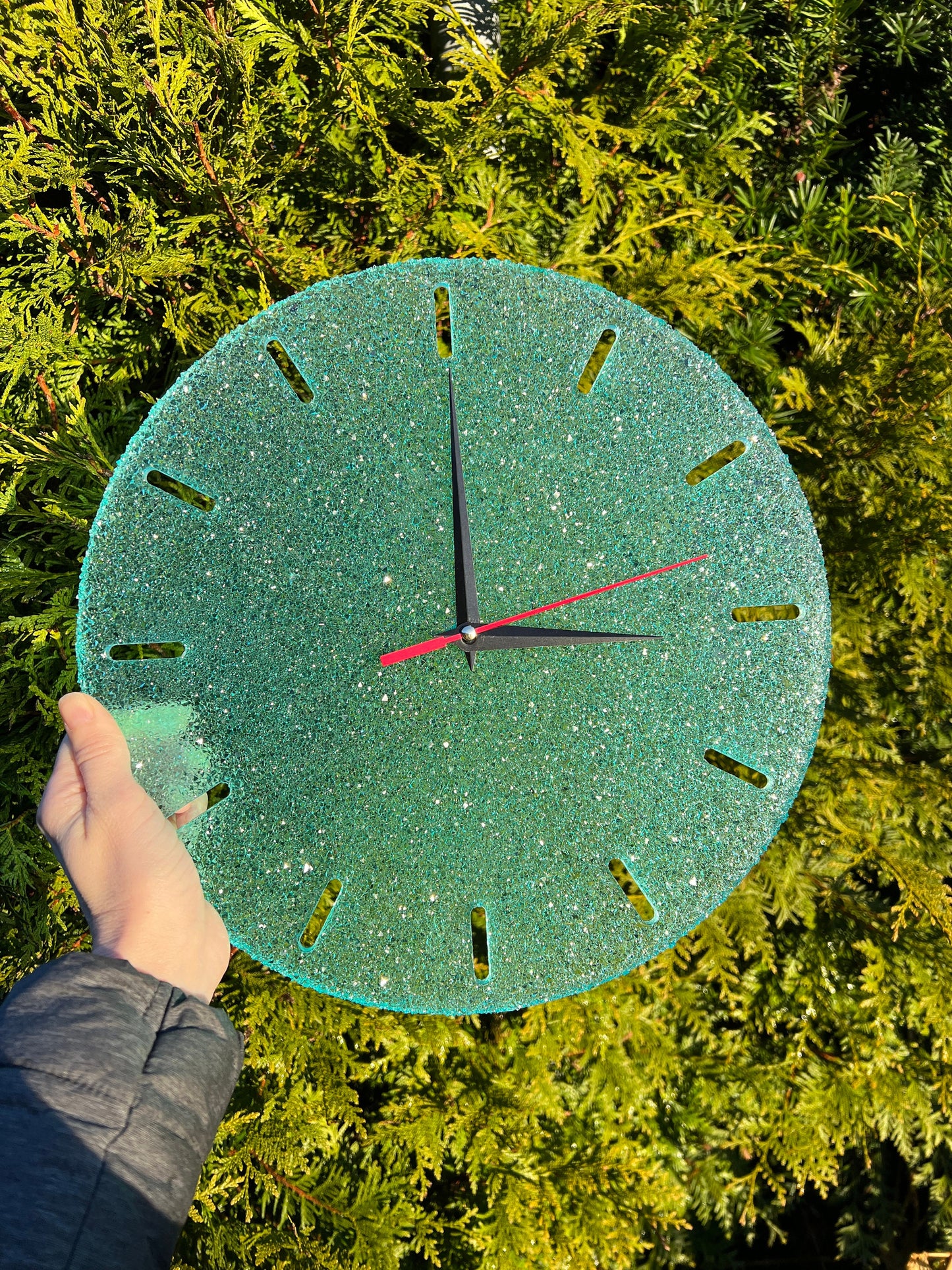 Crystal clock mold- silicone mold / Resin mold