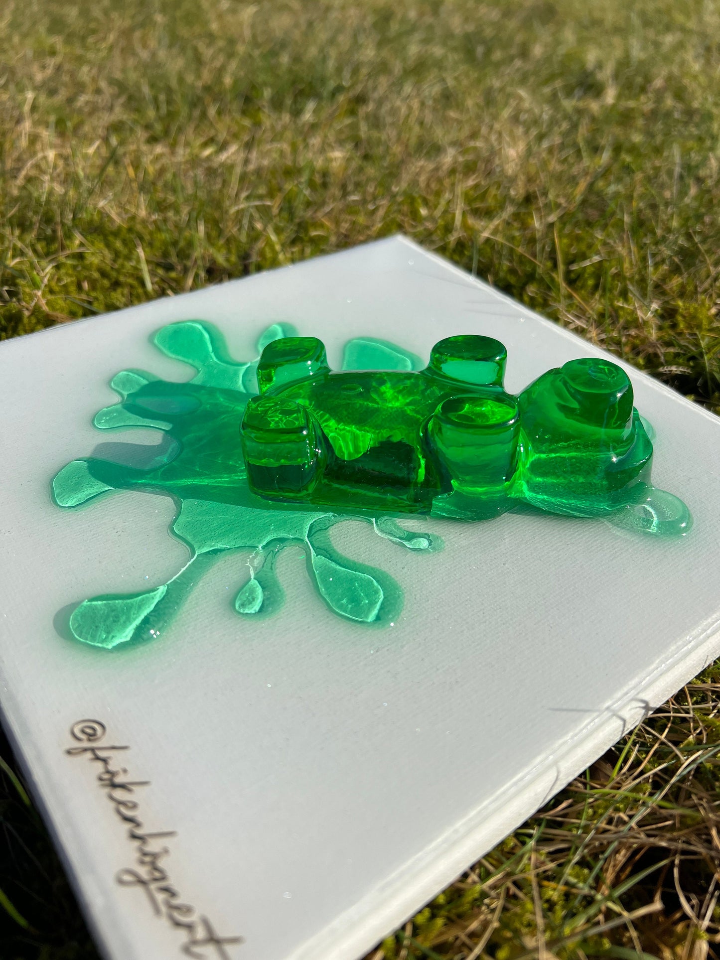 Melted gummybear art painting *POP ART*