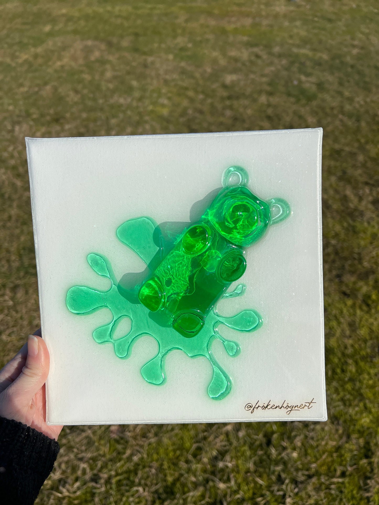 Melted gummybear art painting *POP ART*