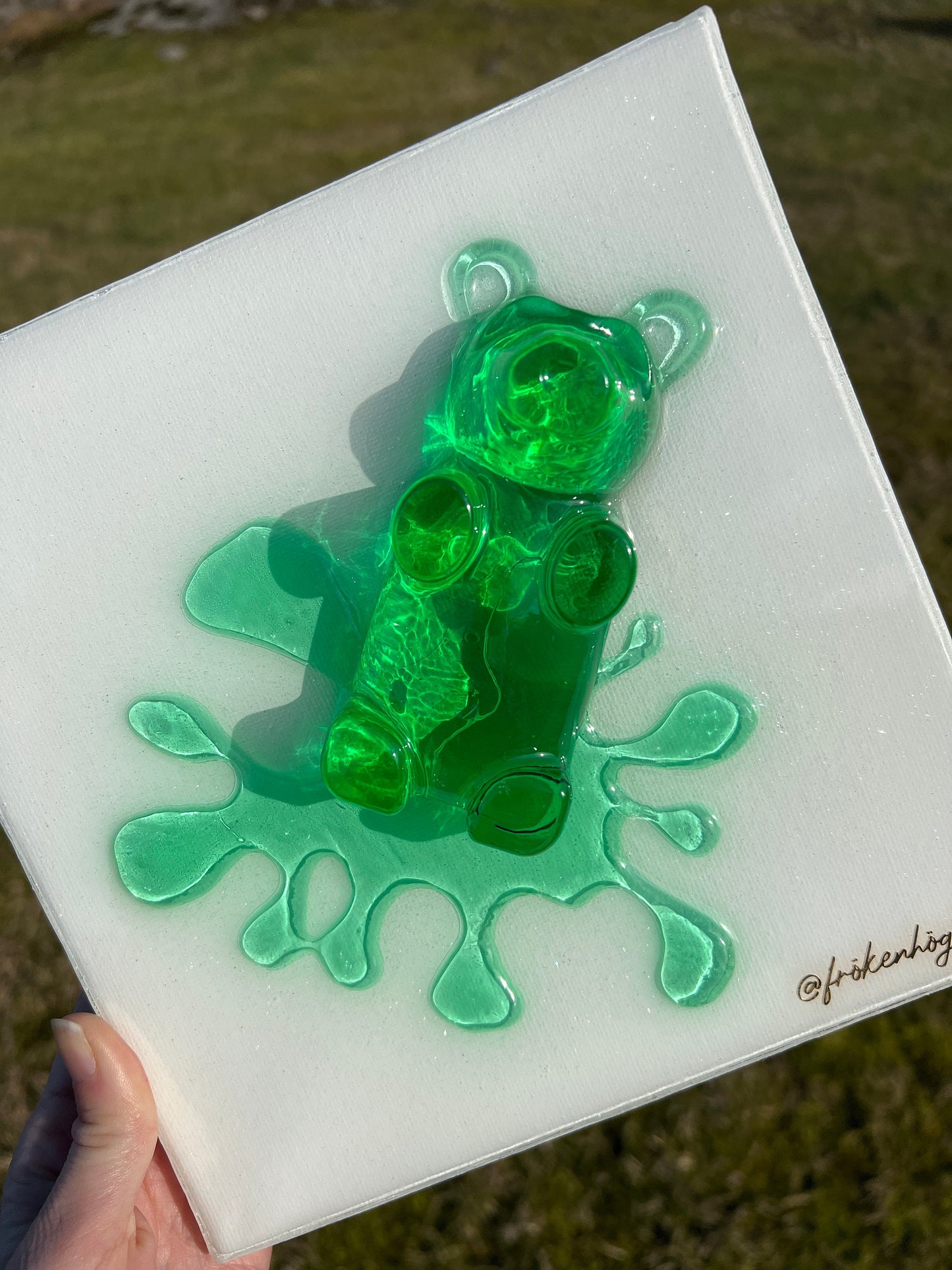 Melted gummybear art painting *POP ART*