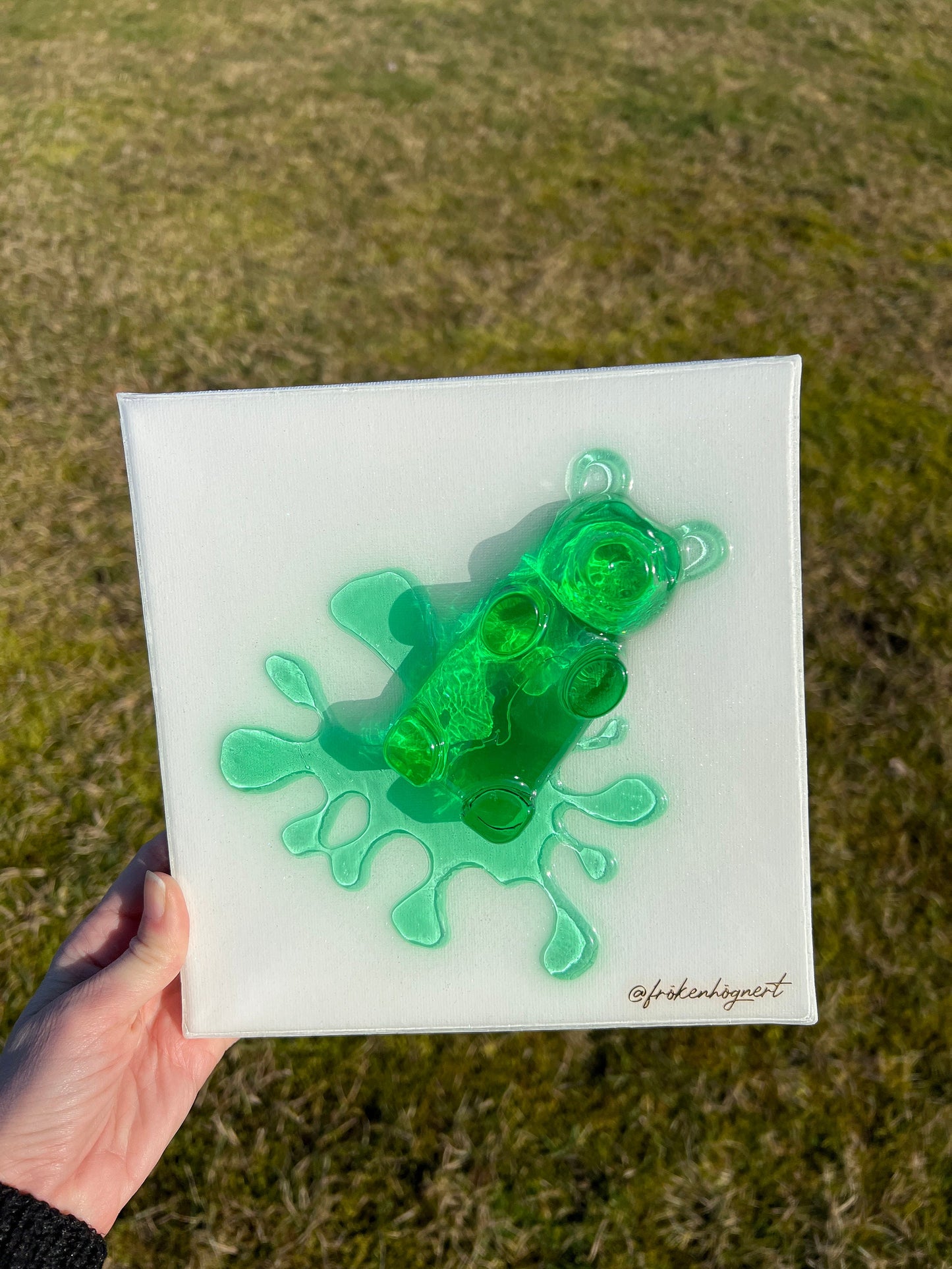 Melted gummybear art painting *POP ART*