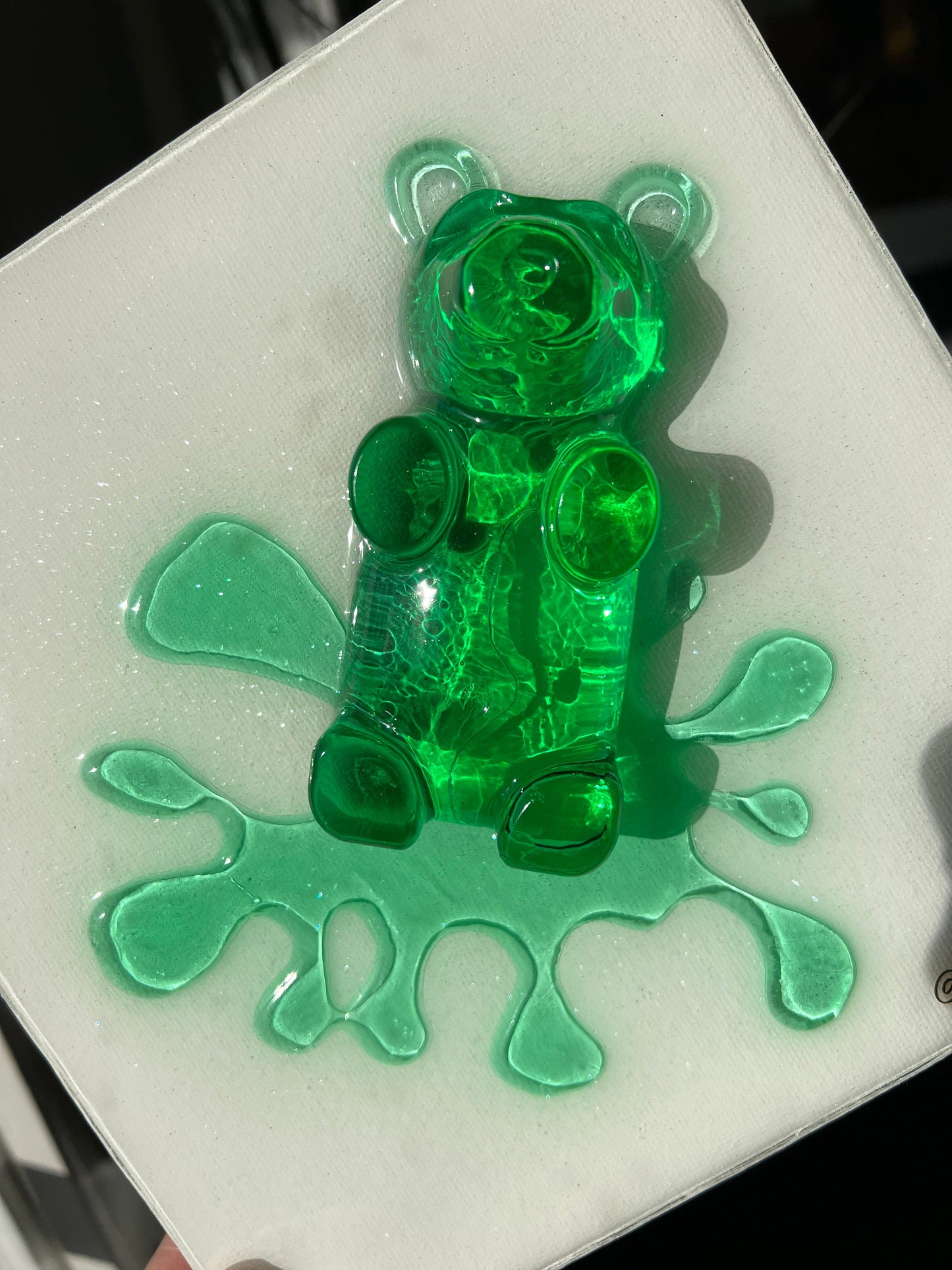 Melted gummybear art painting *POP ART*