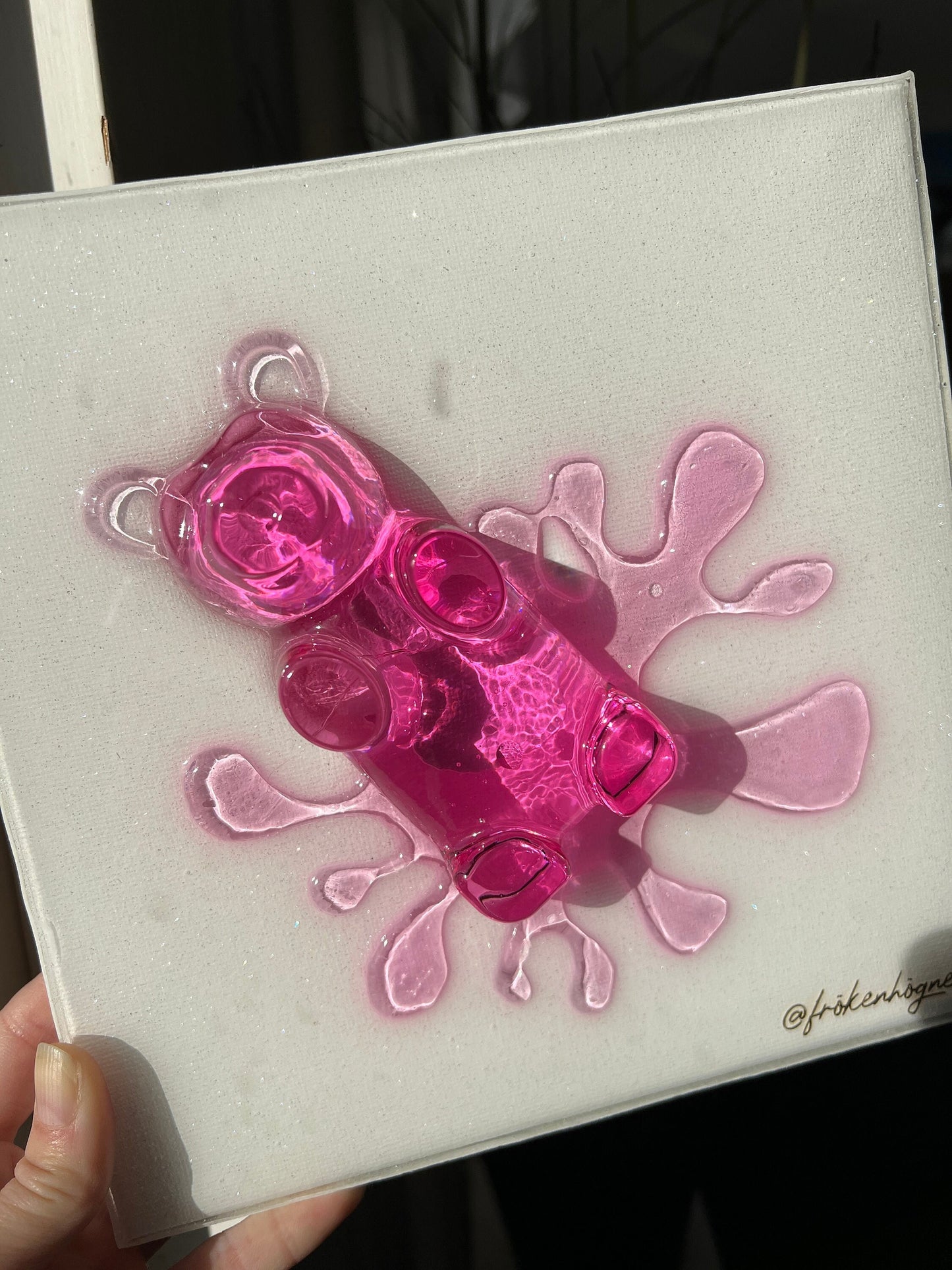 Melted gummybear art painting *POP ART*