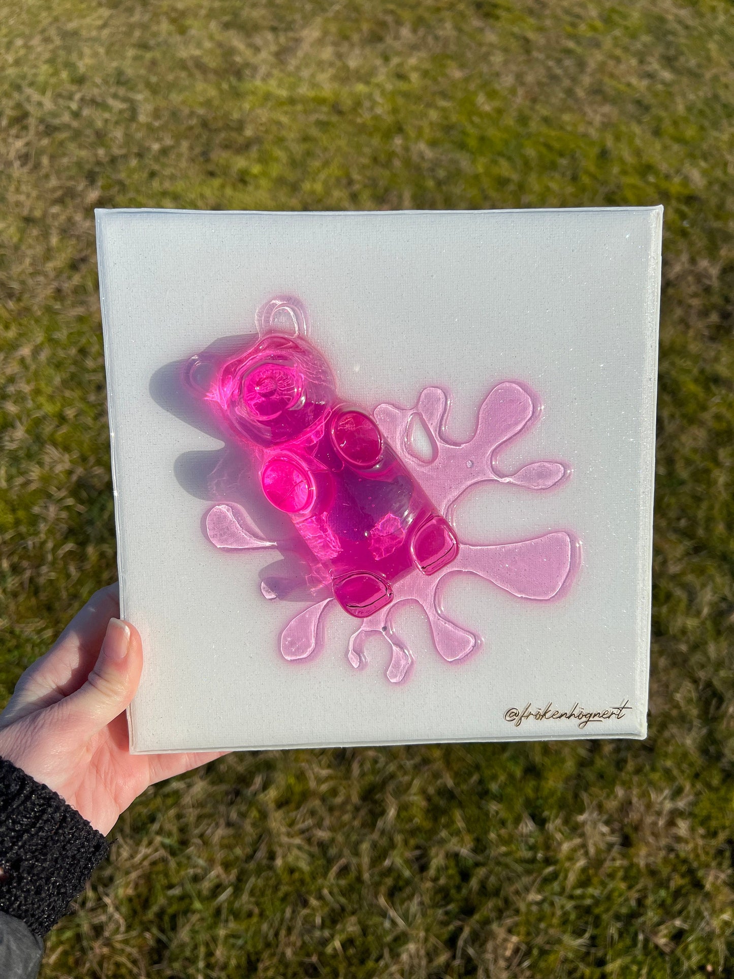 Melted gummybear art painting *POP ART*