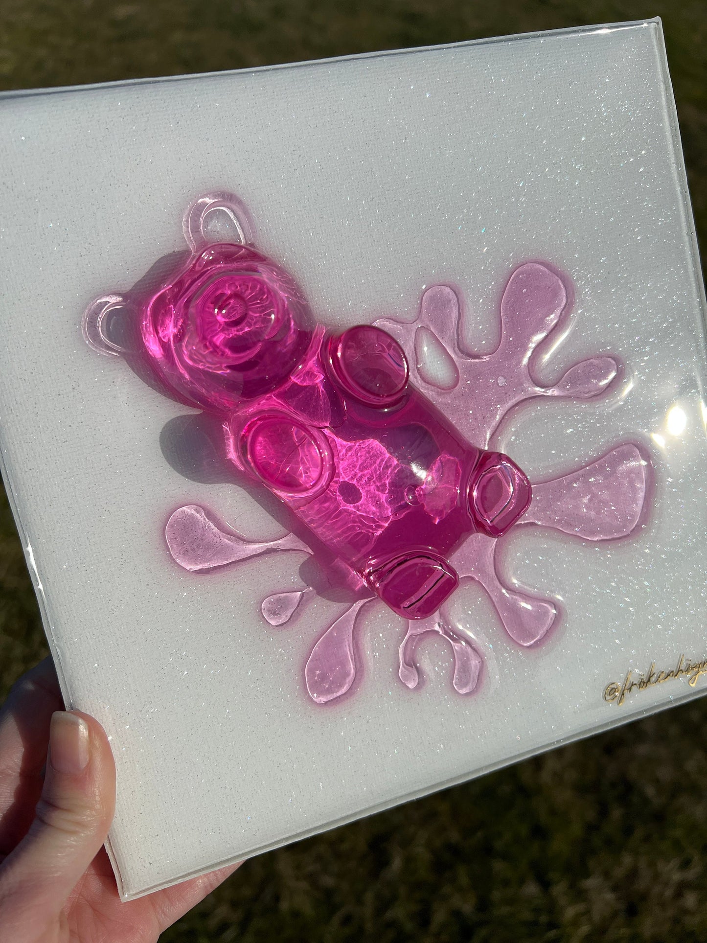 Melted gummybear art painting *POP ART*