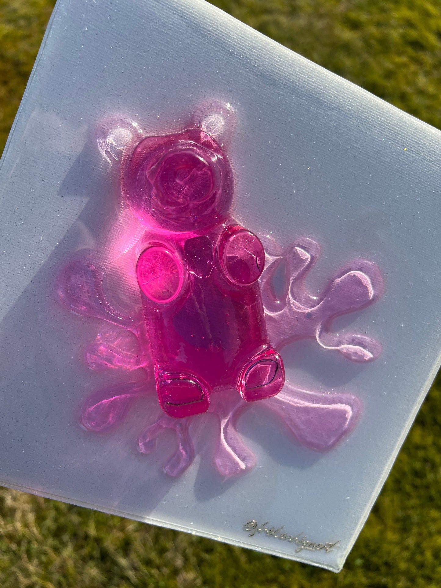 Melted gummybear art painting *POP ART*