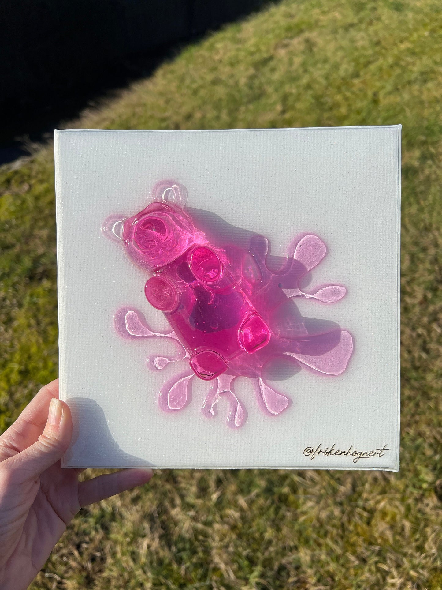 Melted gummybear art painting *POP ART*