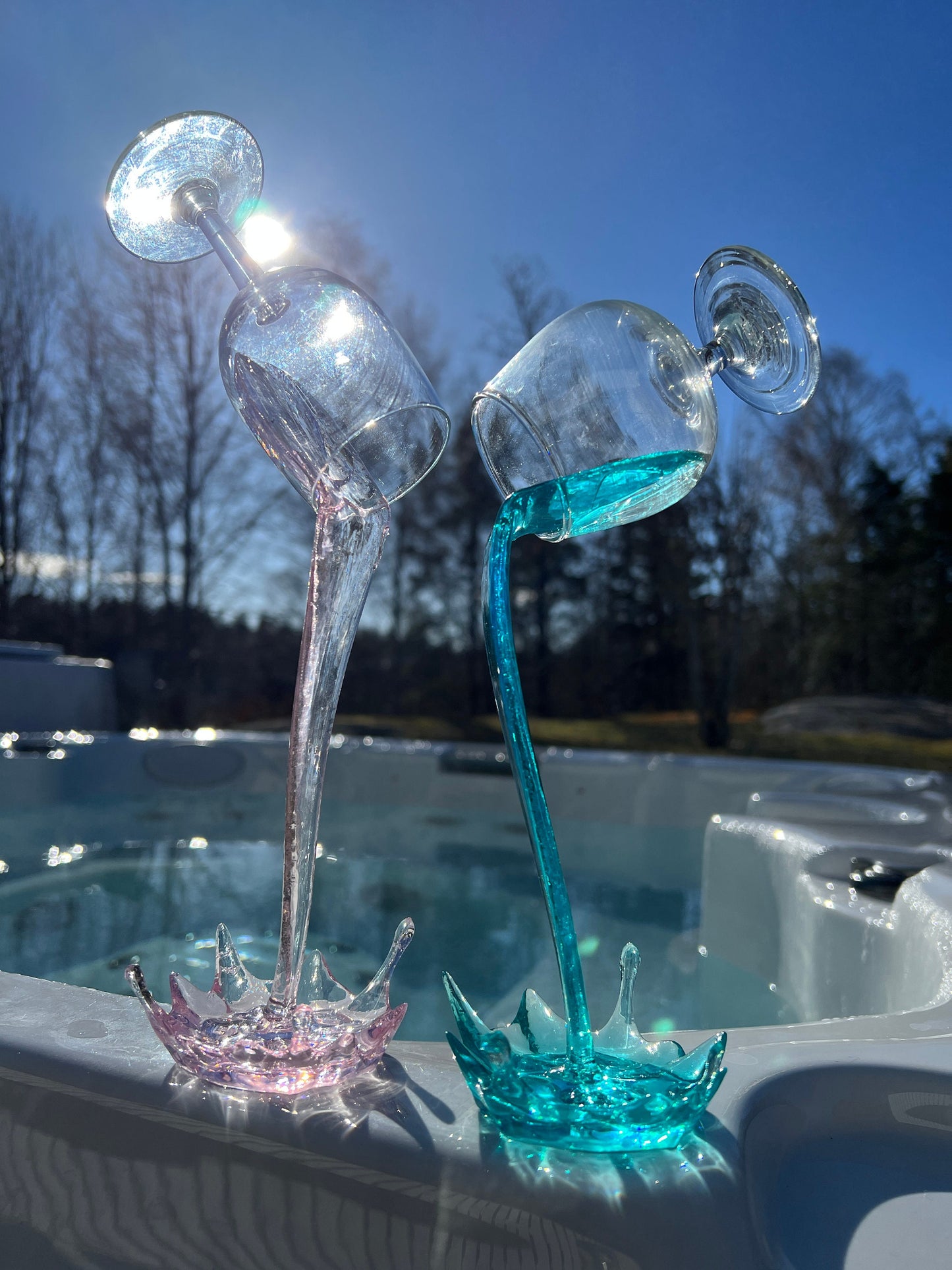 vatten-splash silikonform / Resinform
