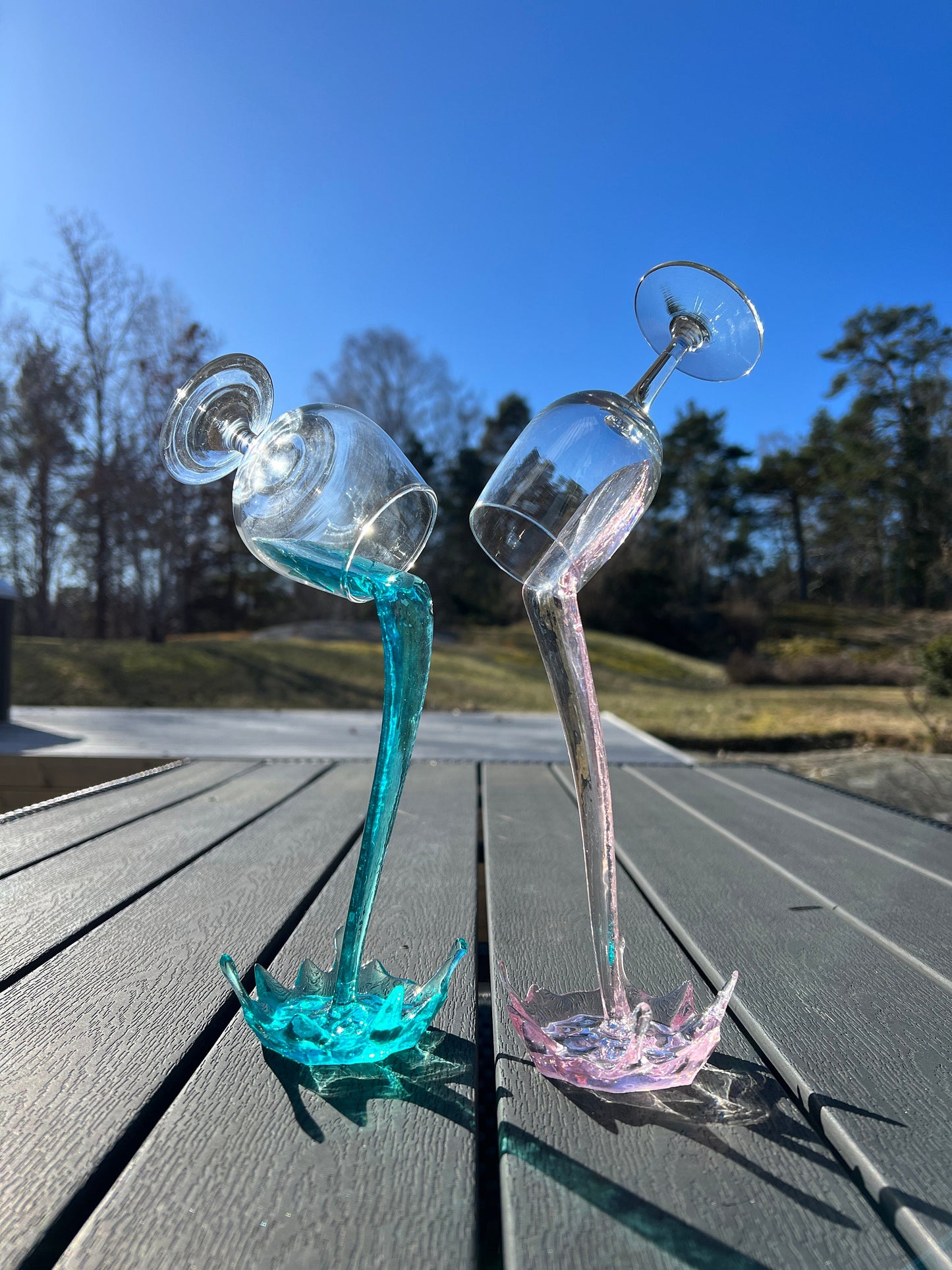 vatten-splash silikonform / Resinform