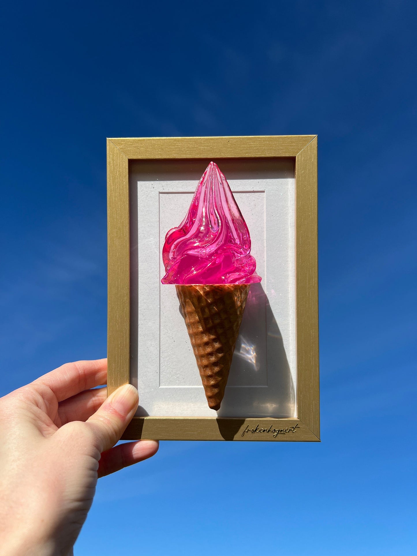Glass konstmålning - POP ART