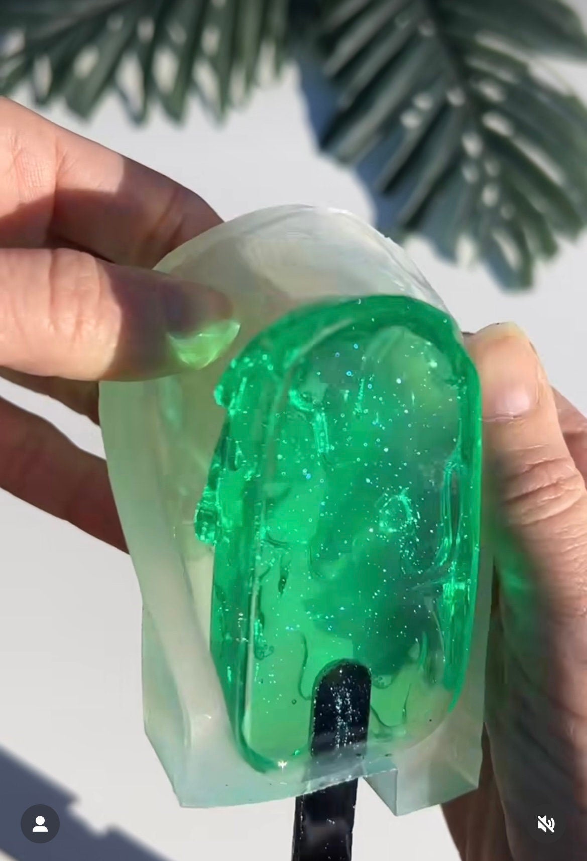 Smältande isglass silikonform / Resinform