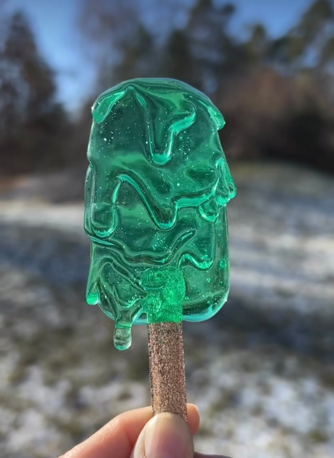 Smältande isglass silikonform / Resinform