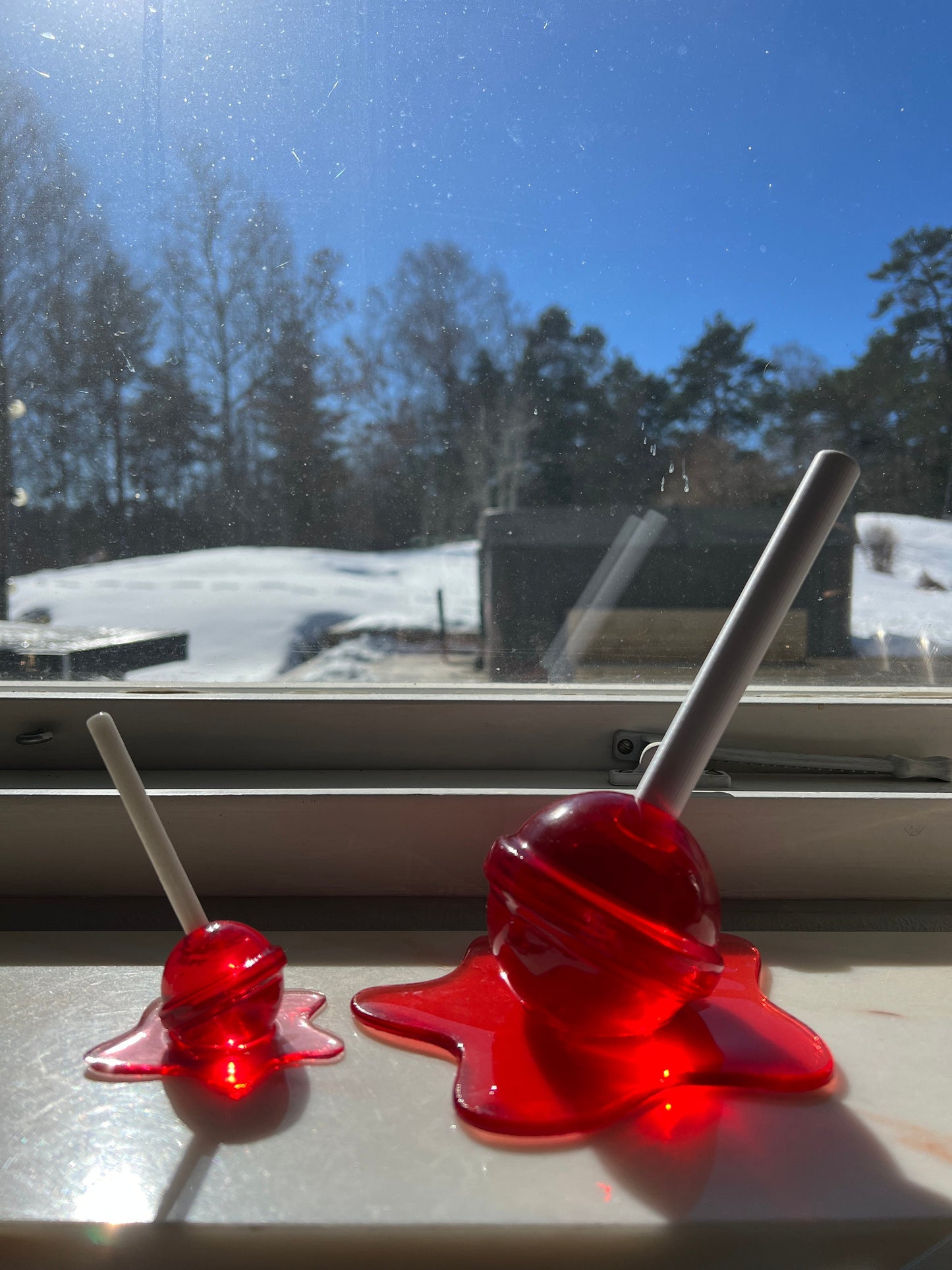 STOR smält klubba *POP ART*