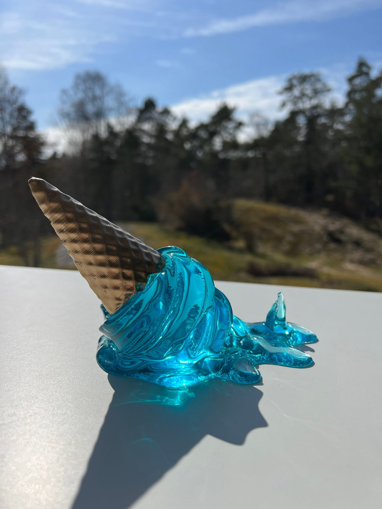Melted ice cream sculpture *POP ART*