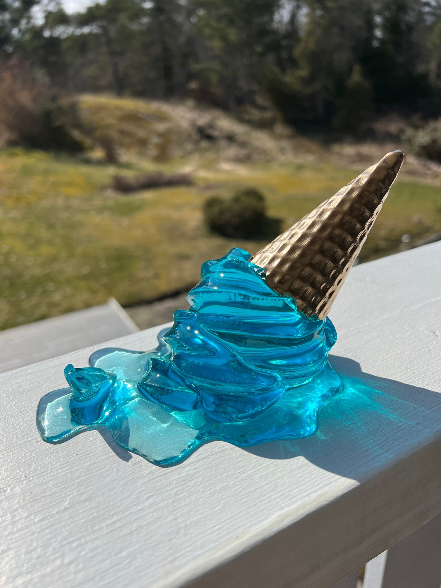 Melted ice cream sculpture *POP ART*