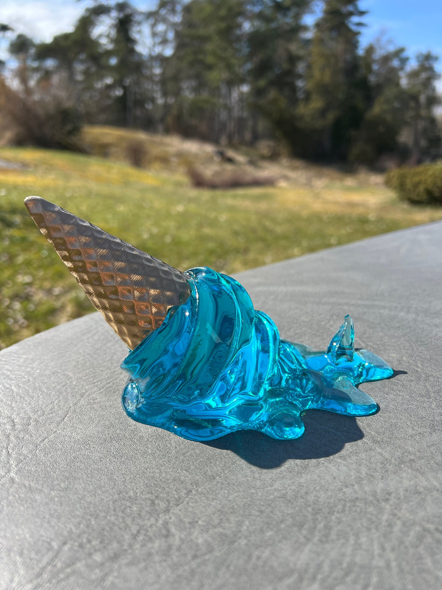 Melted ice cream sculpture *POP ART*