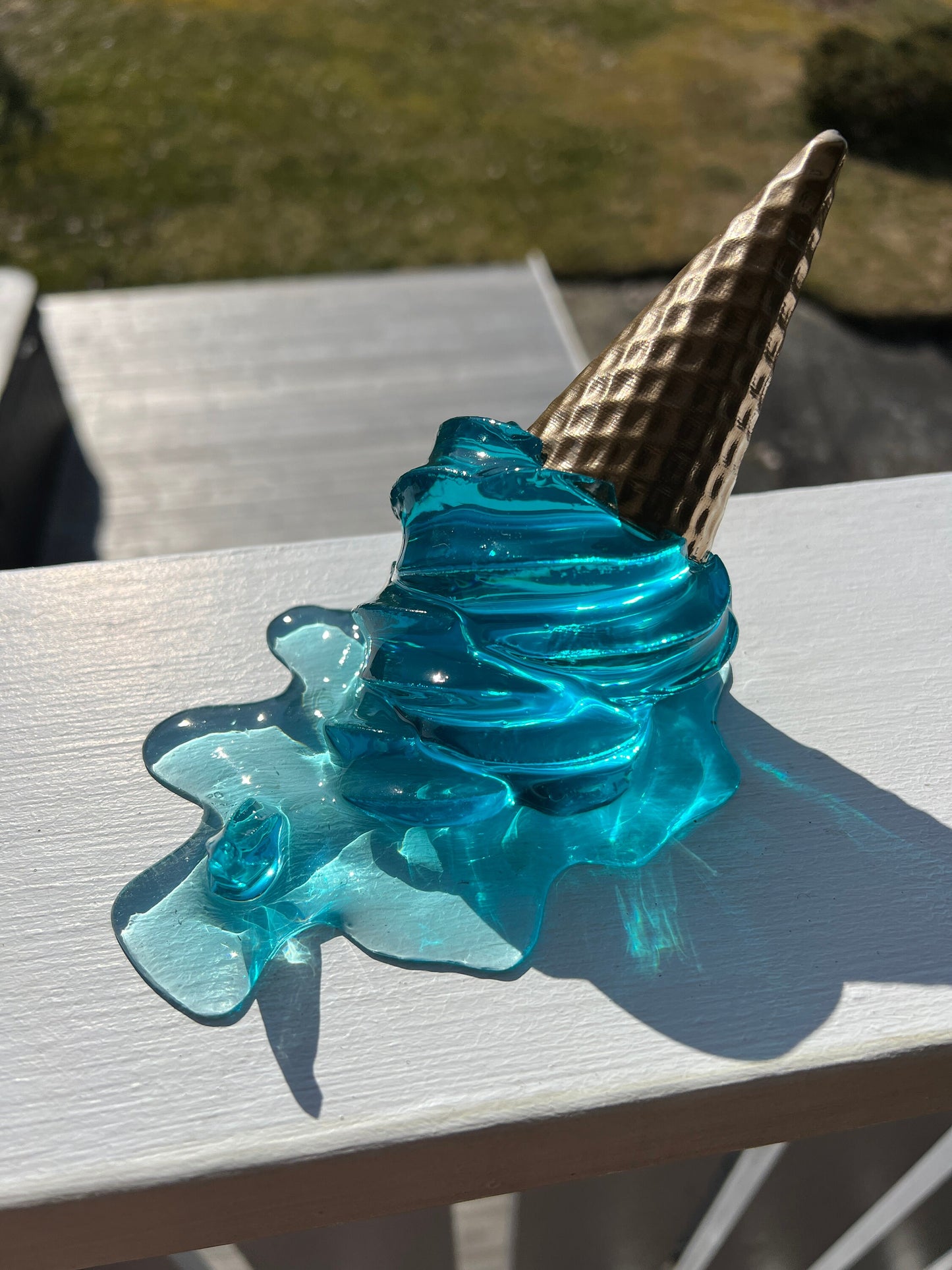 Melted ice cream sculpture *POP ART*