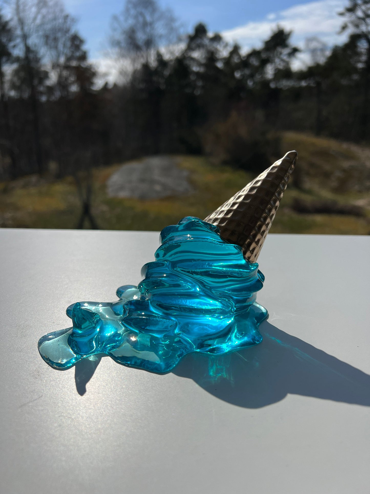 Melted ice cream sculpture *POP ART*